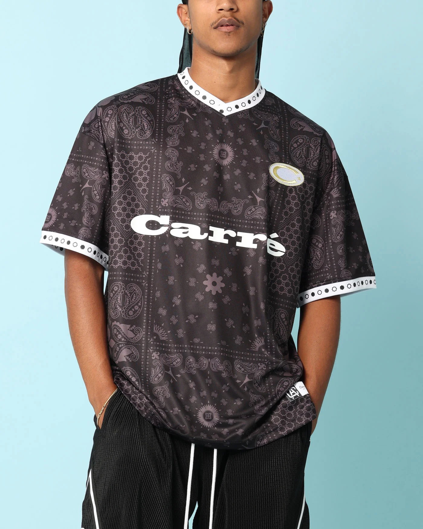 Carré Bandana Football Jersey Black - Image 2