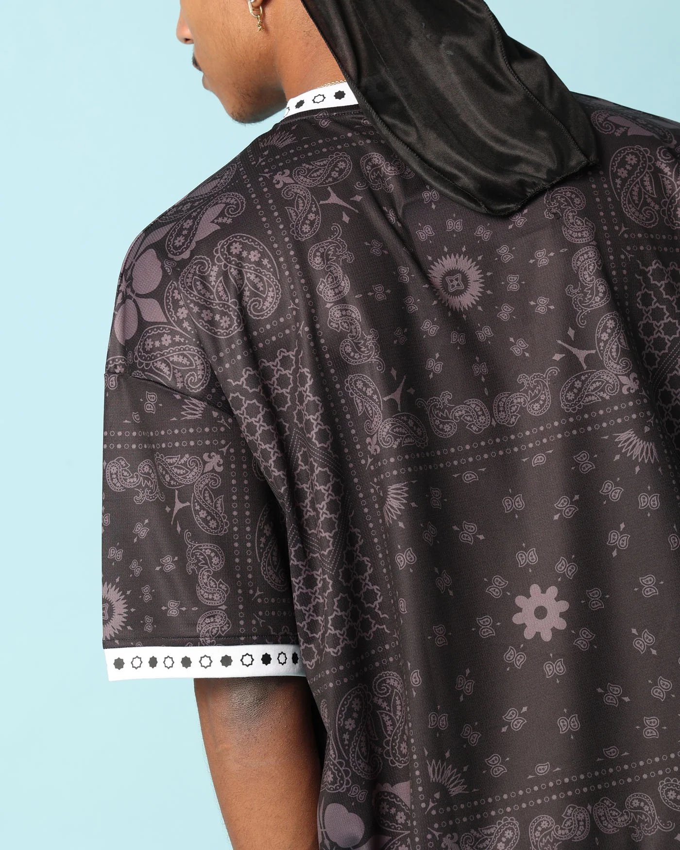 Carré Bandana Football Jersey Black - Image 7