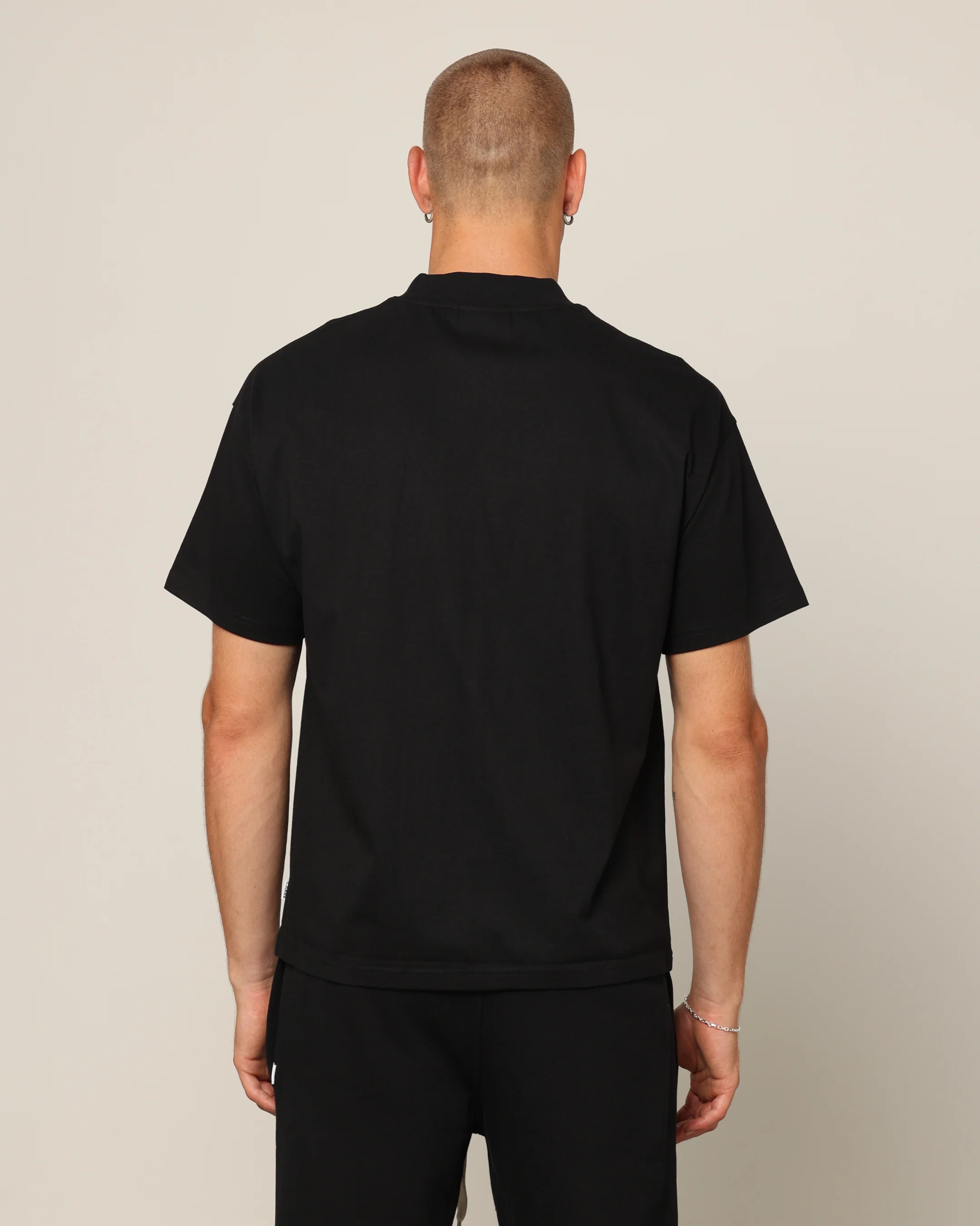 Carré Blanc T-Shirt Black - Image 4
