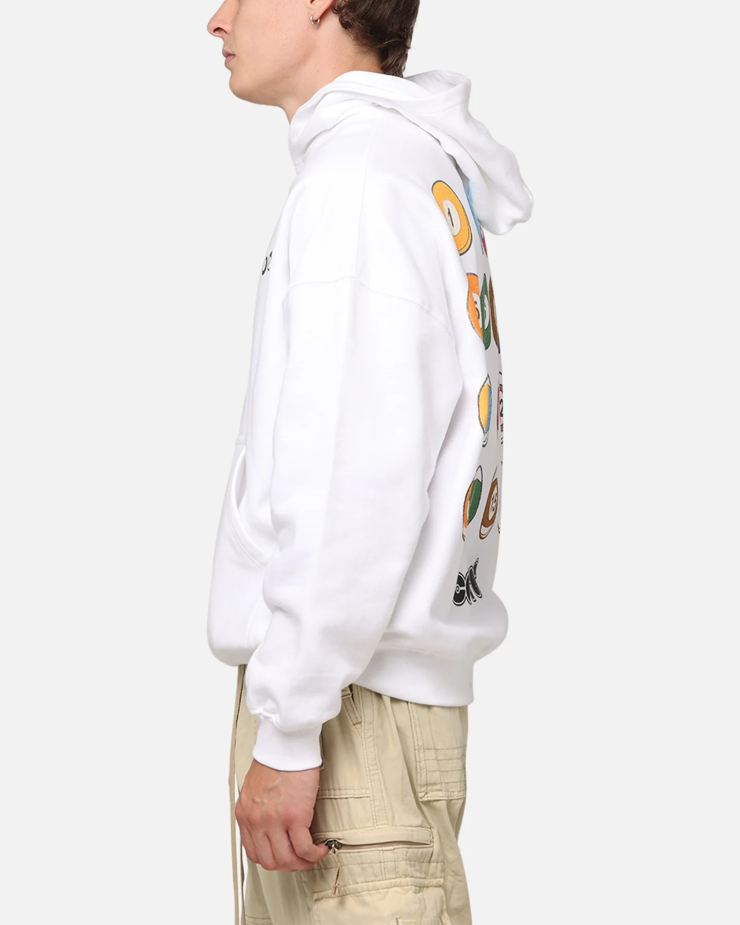 Carre Break Hoodie White - Image 6