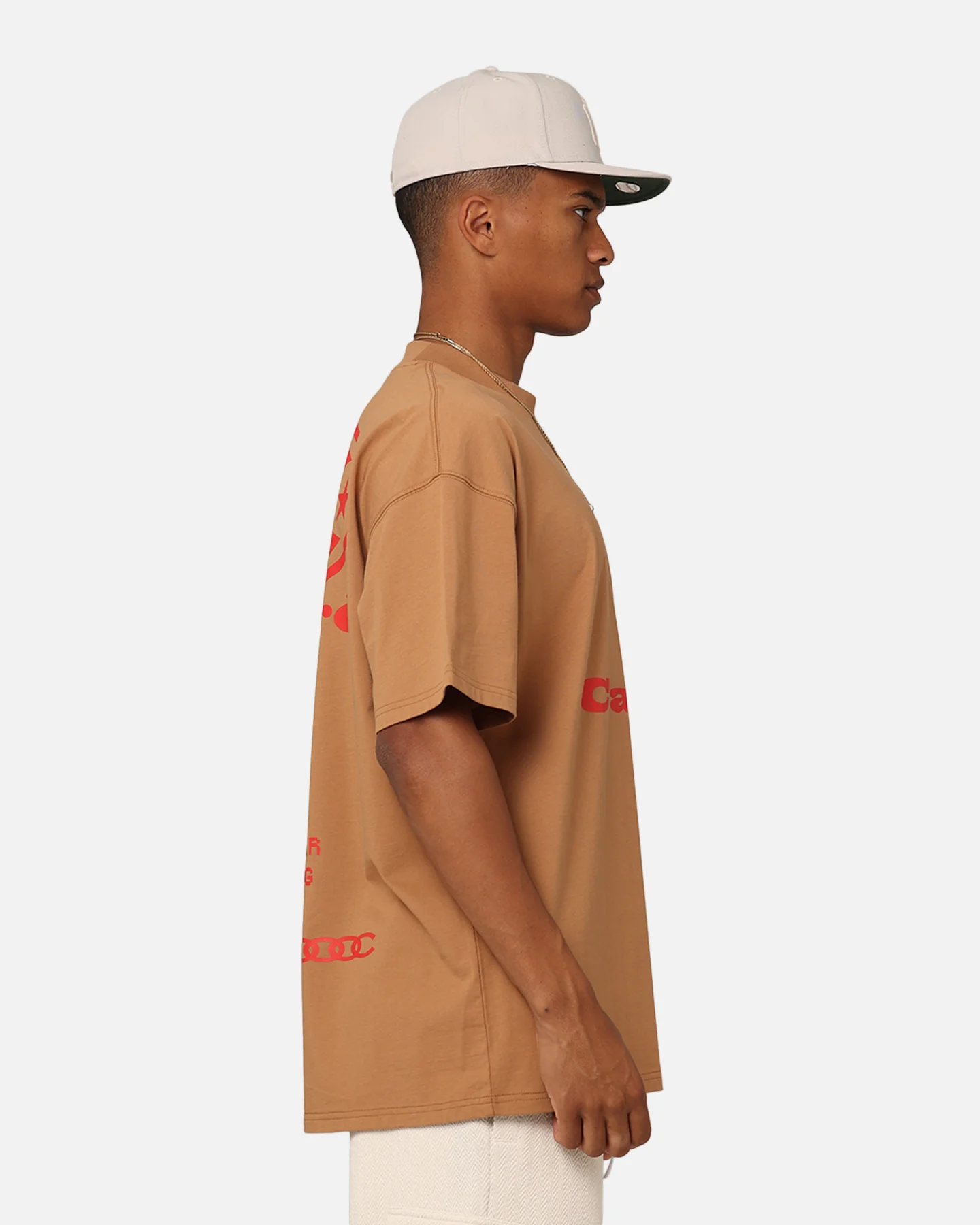 Carre C Star Oversized T-Shirt Tobacco - Image 6