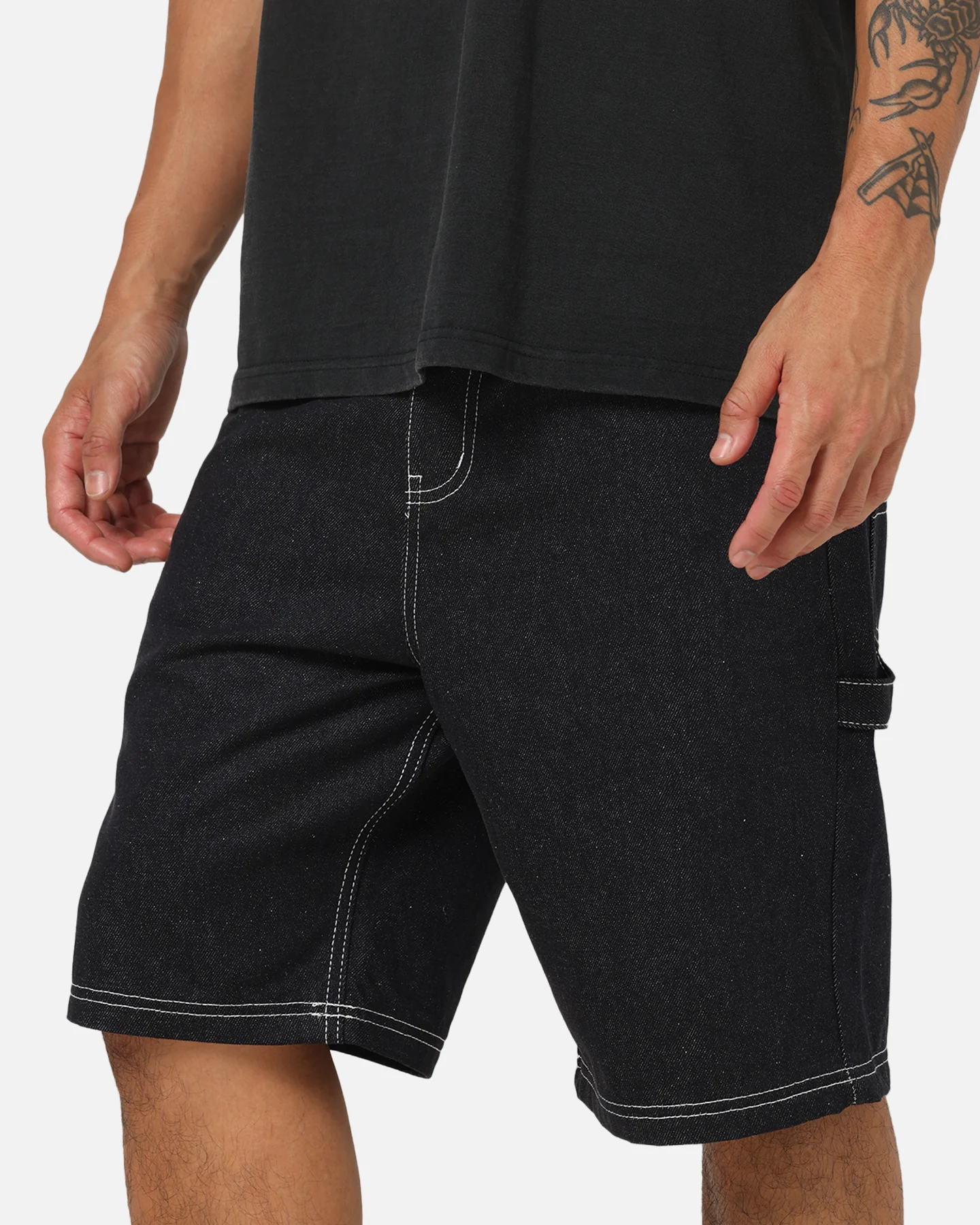 Carre Carpenter Jorts Indigo Denim - Image 4