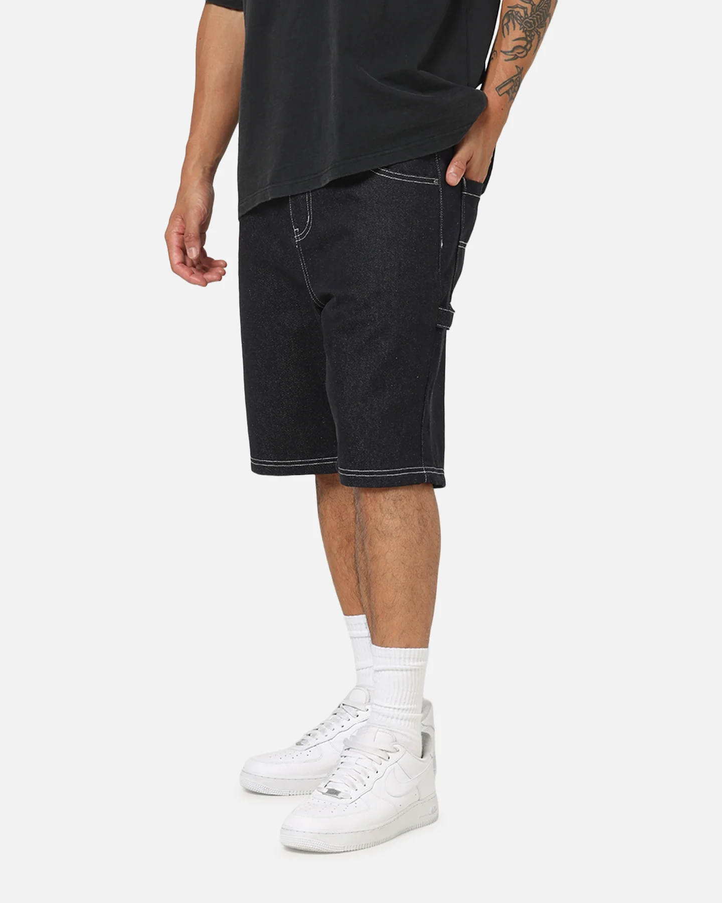 Carre Carpenter Jorts Indigo Denim - Image 5