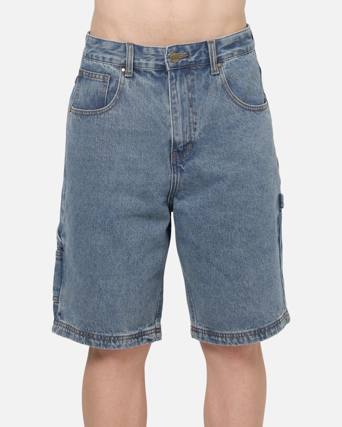 Carre Carpenter Jorts Mid Blue Wash - Image 7