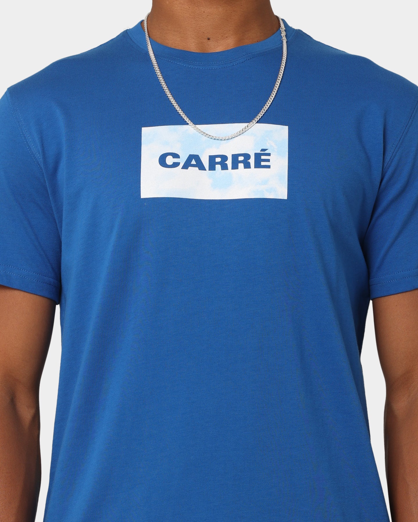 Carré Cloud Box Classique T-Shirt Blue - Image 3