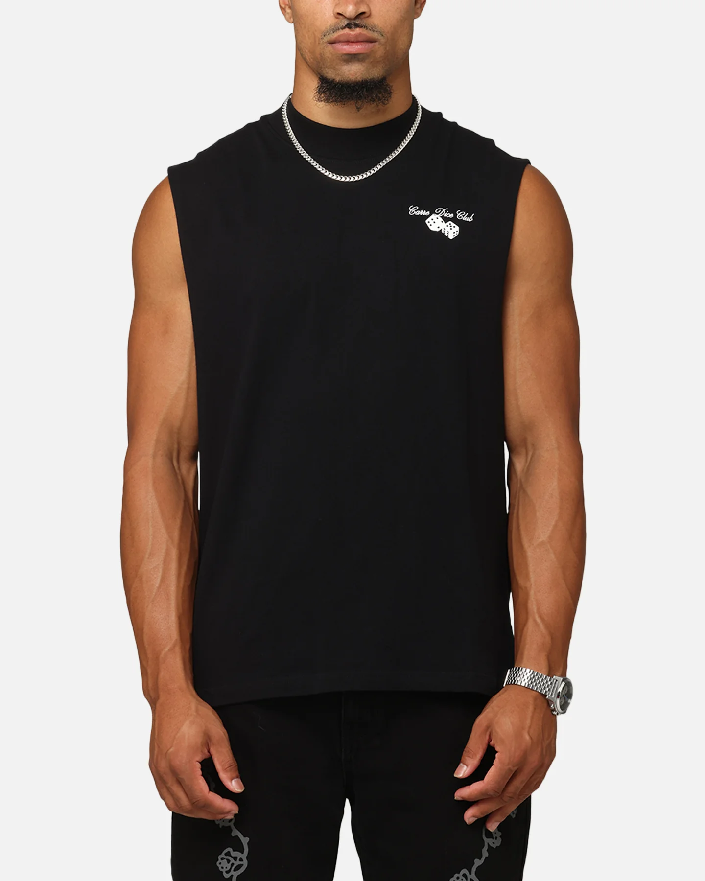 Carre Dice Club Muscle T-Shirt Black - Image 2