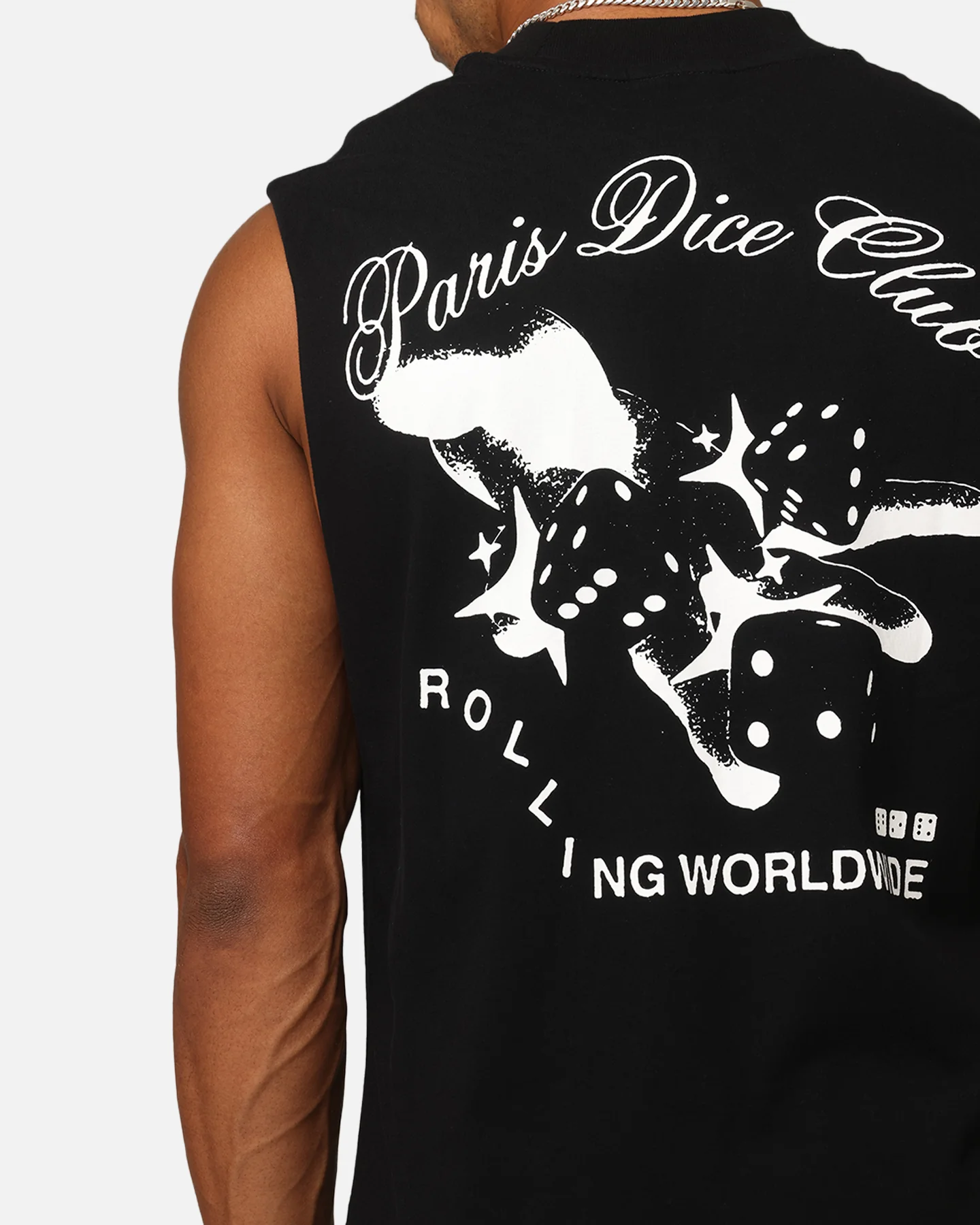 Carre Dice Club Muscle T-Shirt Black - Image 7