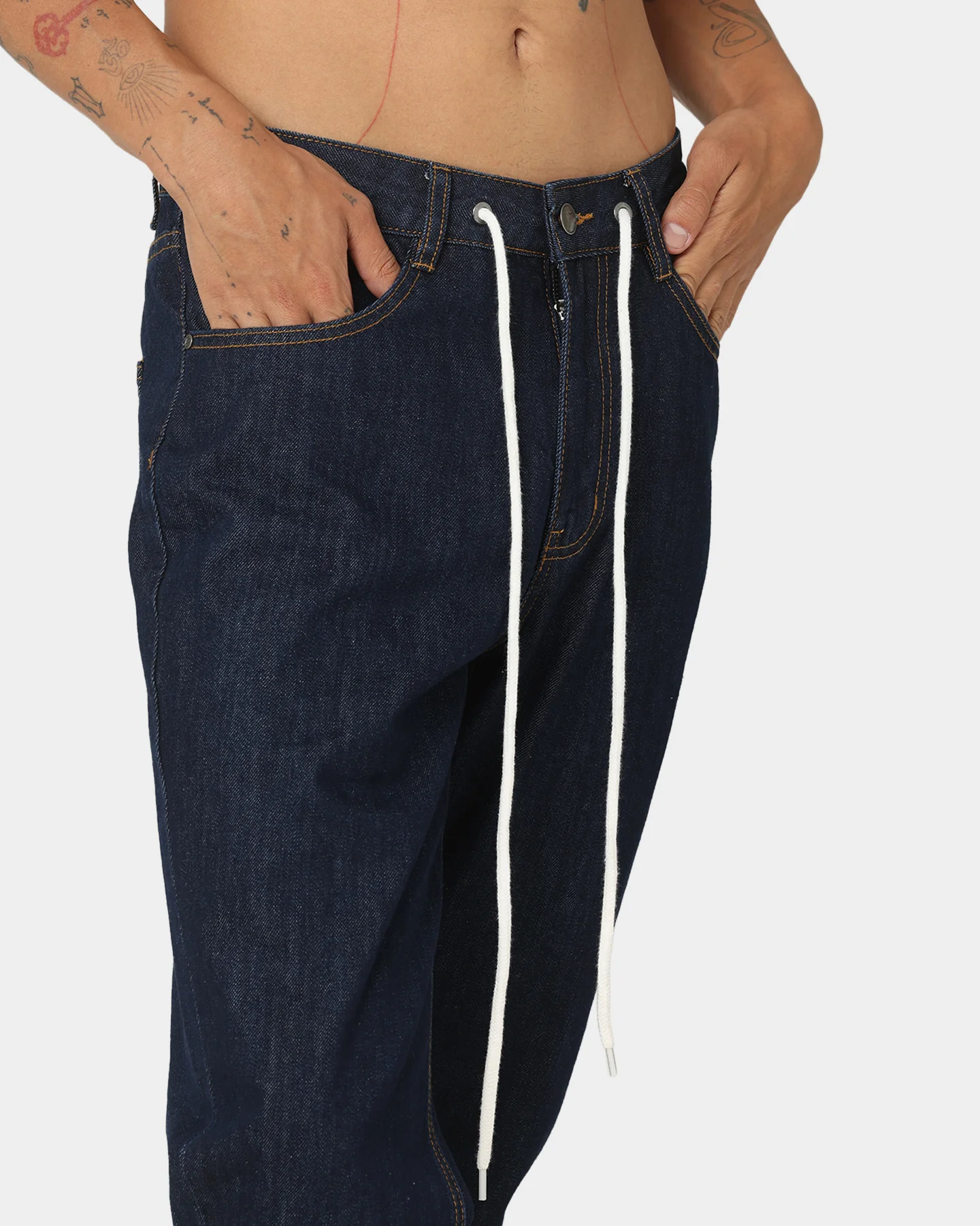 Carre Enorme Slim Selvedge Jeans Indigo - Image 7