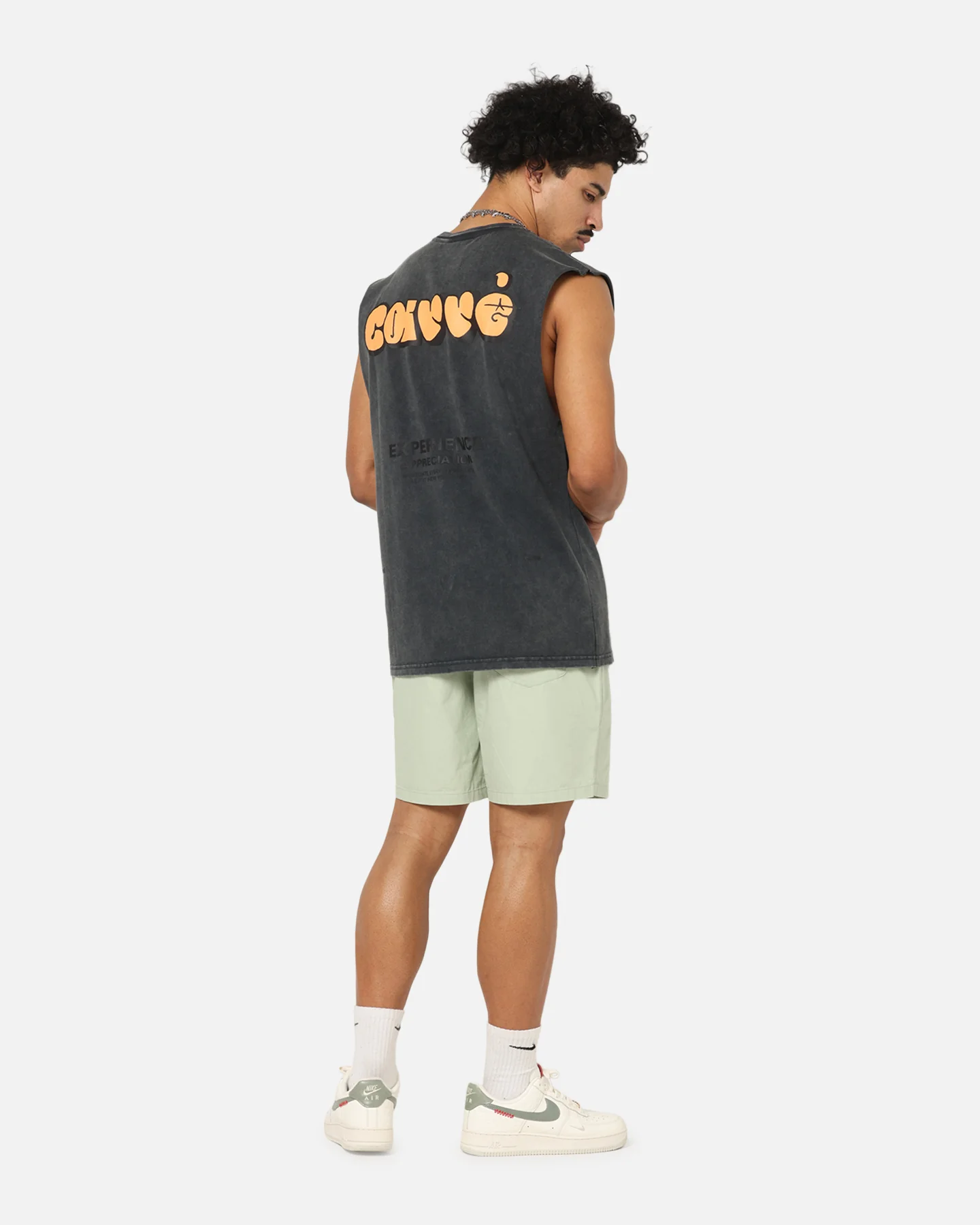 Carre Experience Muscle T-Shirt Washed Black - Image 3