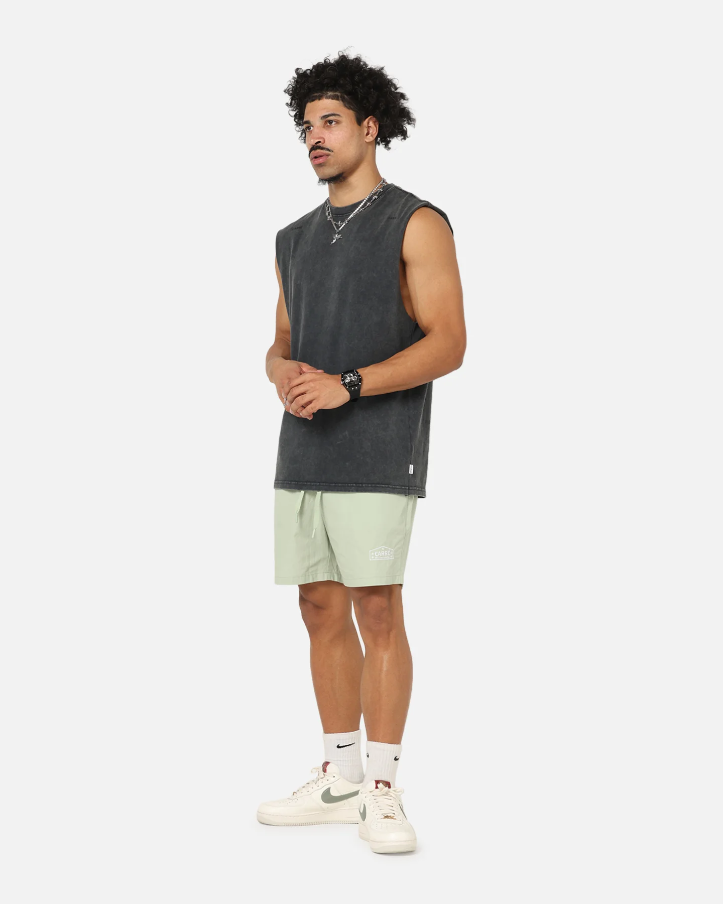 Carre Experience Muscle T-Shirt Washed Black - Image 4