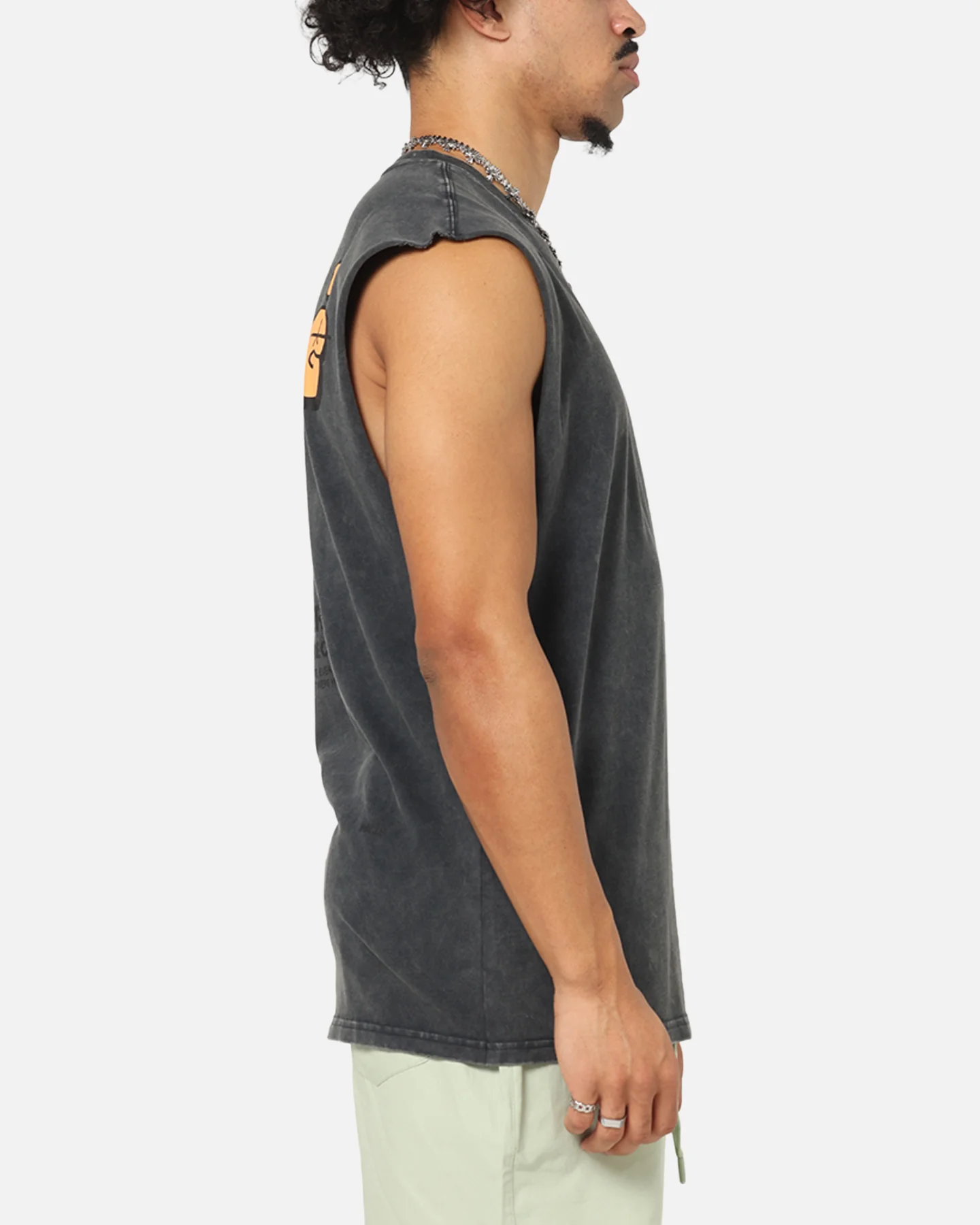 Carre Experience Muscle T-Shirt Washed Black - Image 5