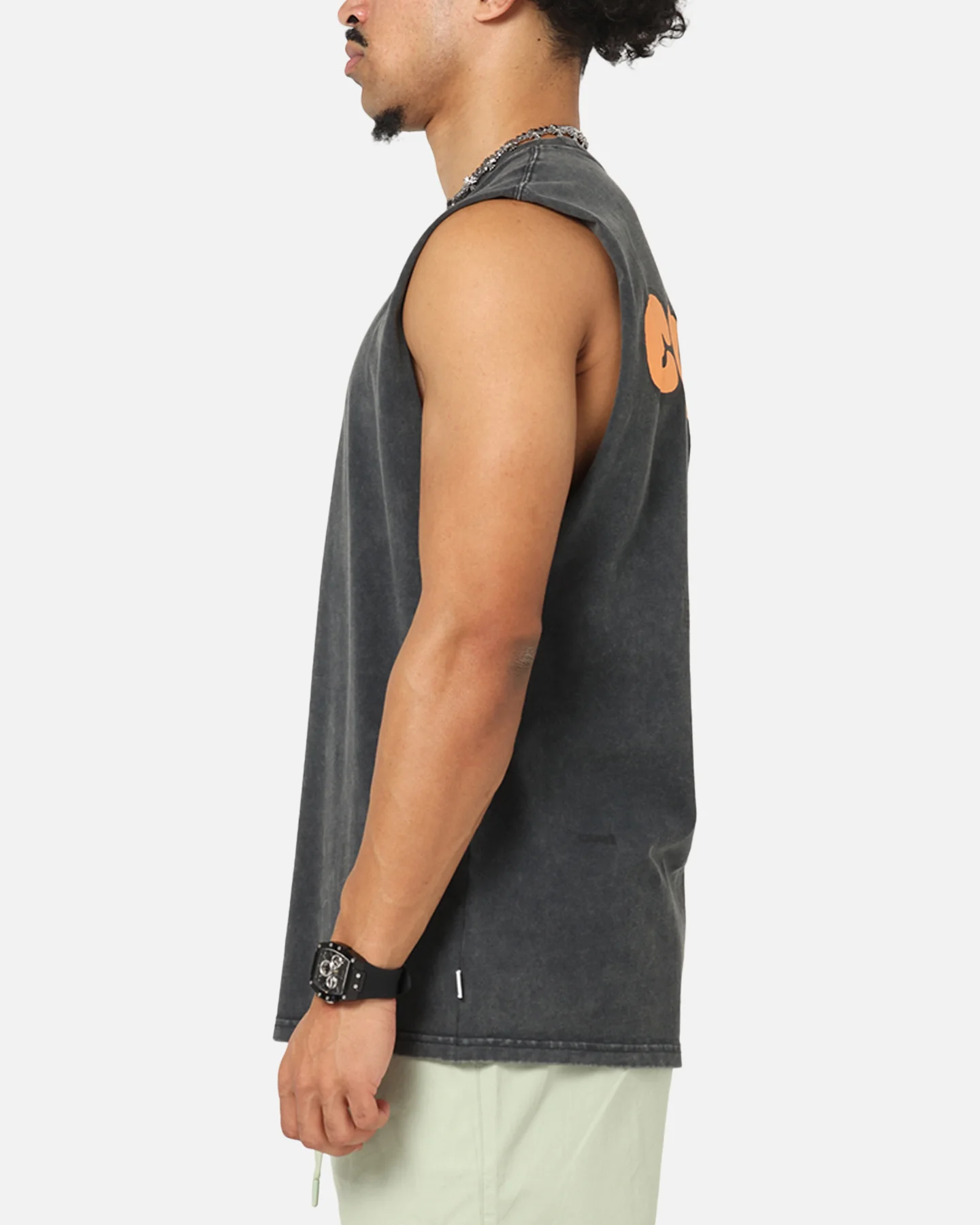 Carre Experience Muscle T-Shirt Washed Black - Image 6