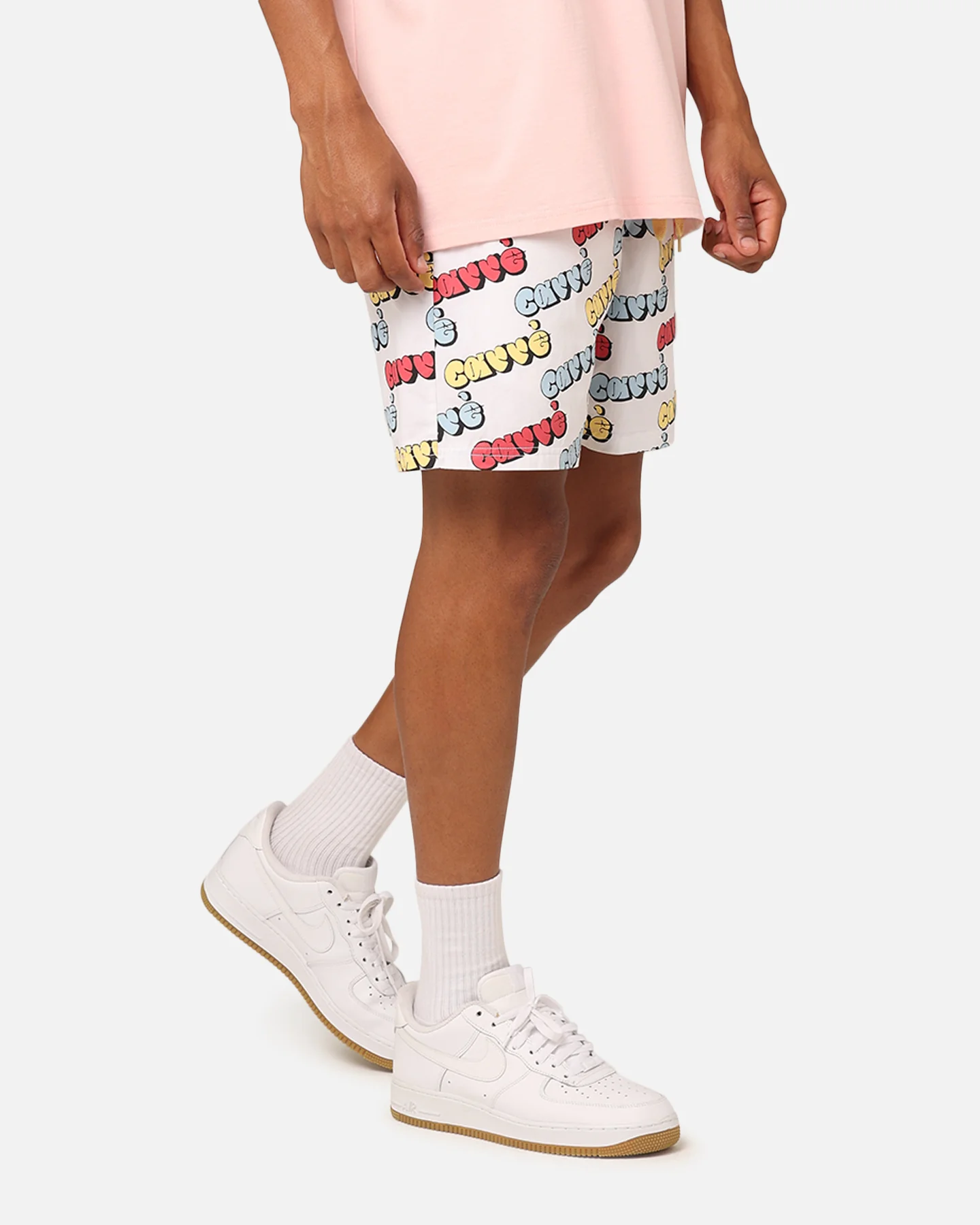 Carre Experience Slide Shorts White - Image 5
