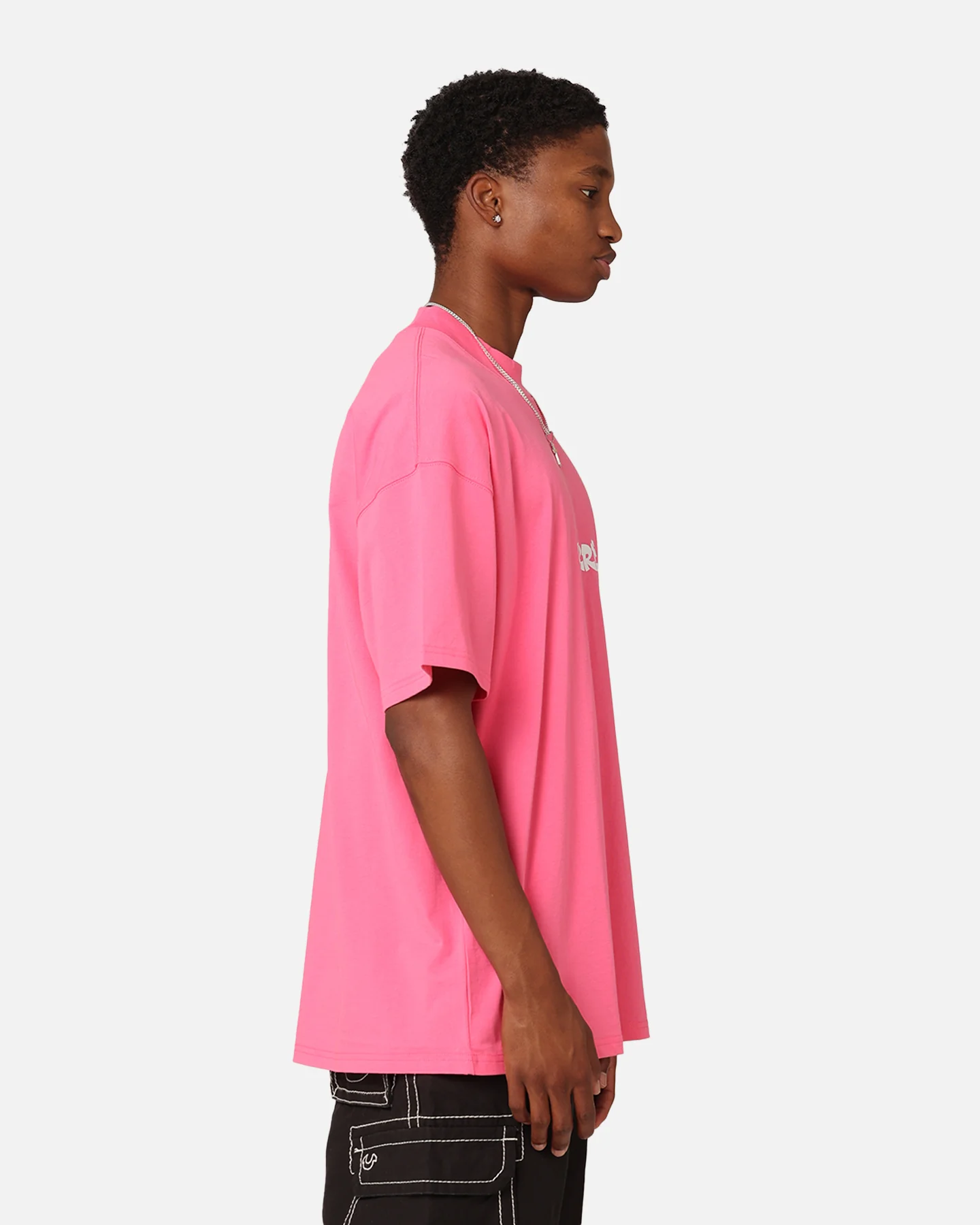 Carre Eyes Oversized T-Shirt Pink - Image 5