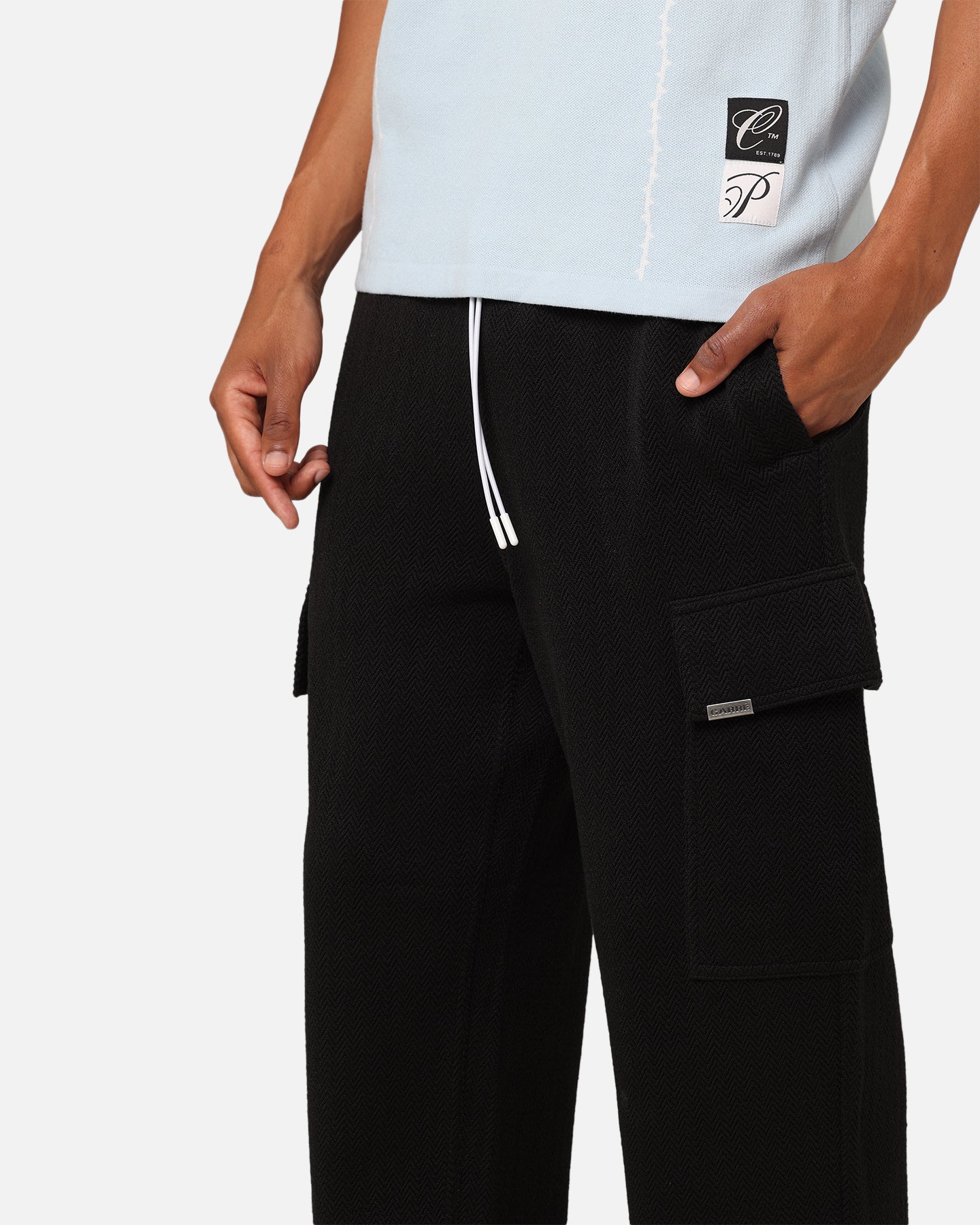 Carre Grain Superior Cargo Jogger Black - Image 4