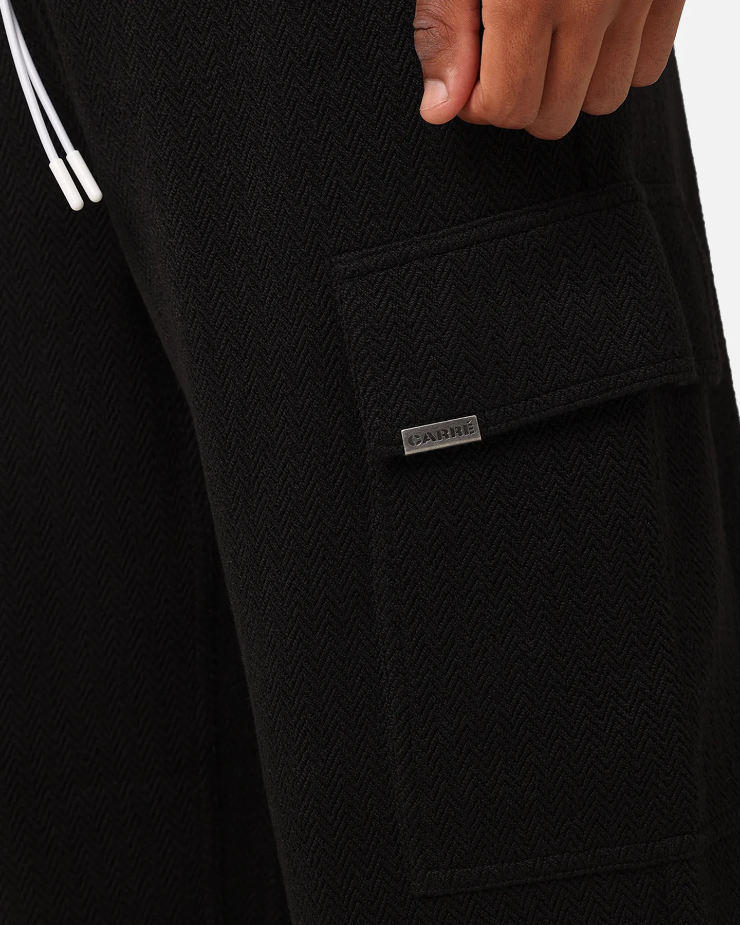 Carre Grain Superior Cargo Jogger Black - Image 7