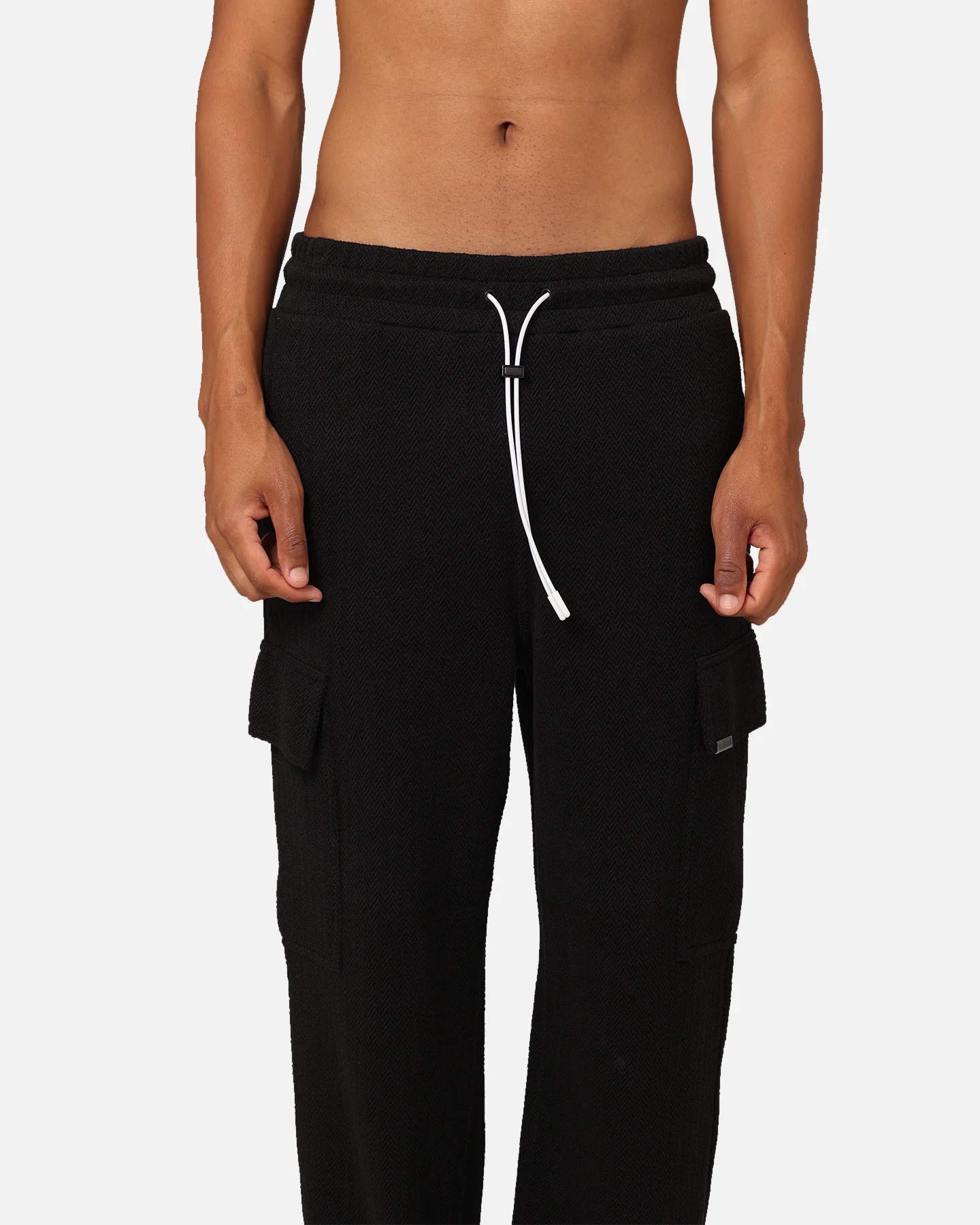 Carre Grain Superior Cargo Jogger Black - Image 8