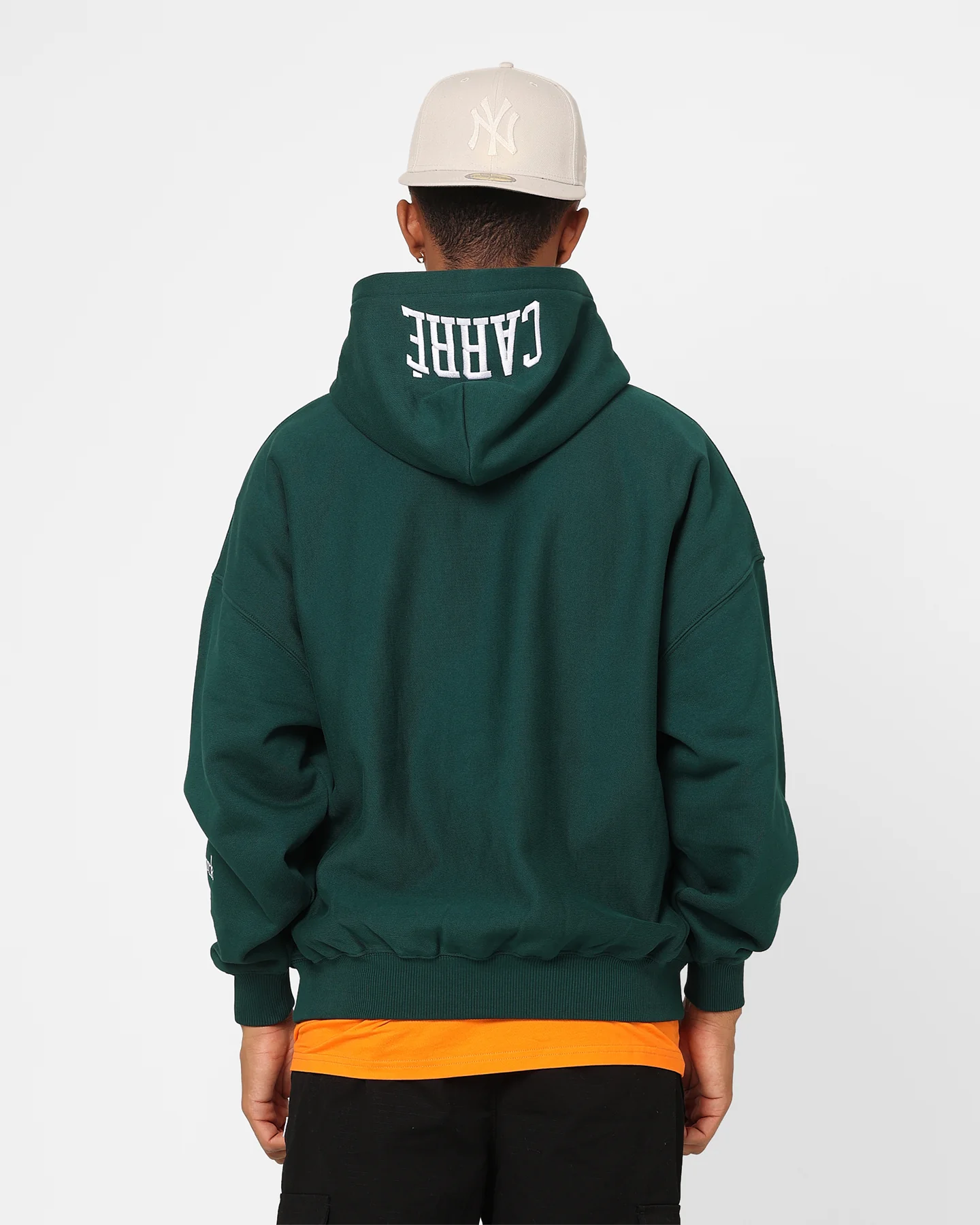 Carre Hood Hat Oversized Hoodie Green - Image 4