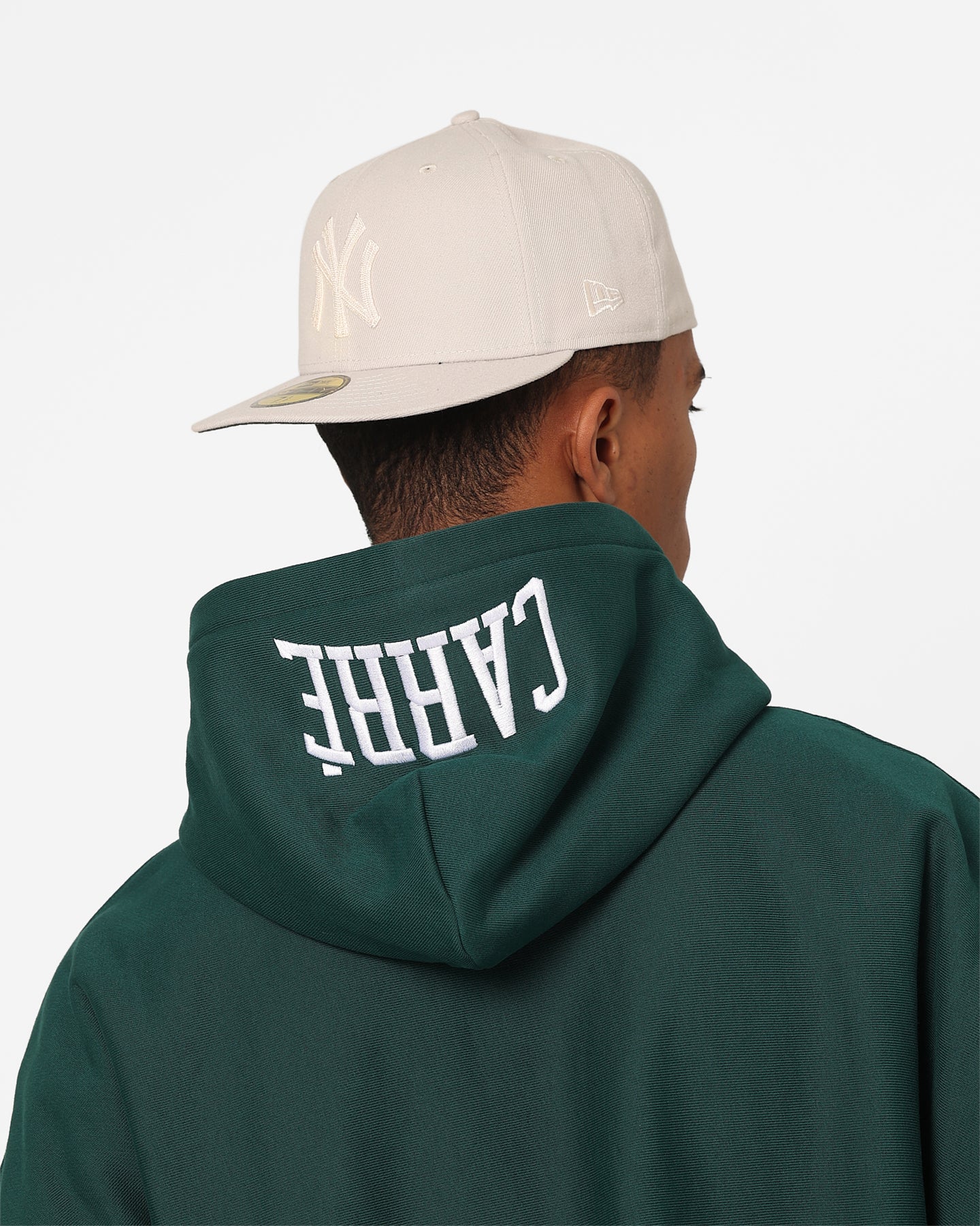 Carre Hood Hat Oversized Hoodie Green - Image 7