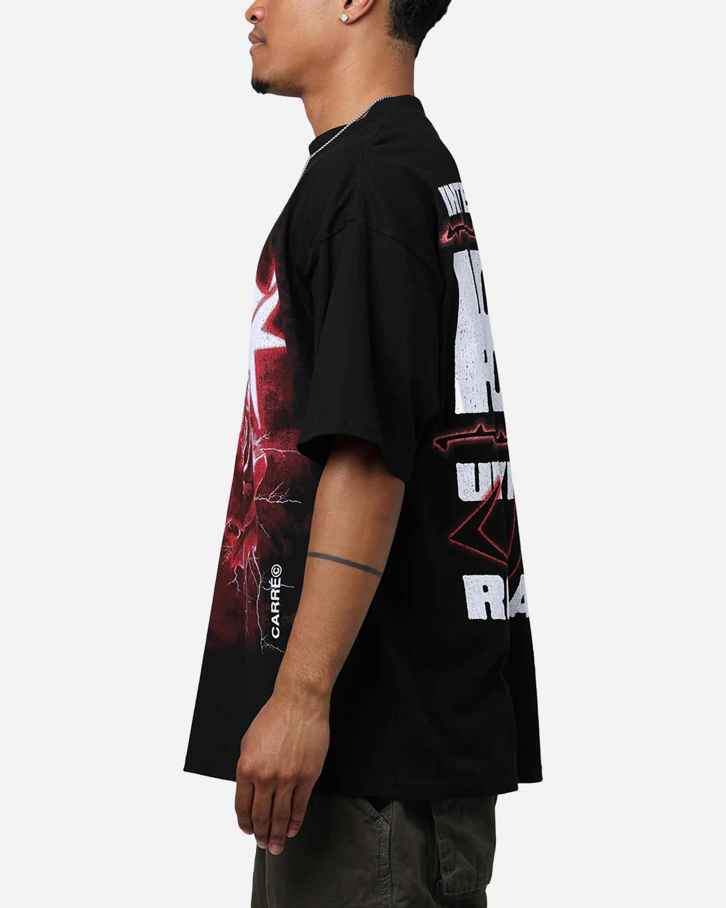 Carre Love Rose Vintage T-Shirt Washed Charcoal - Image 5
