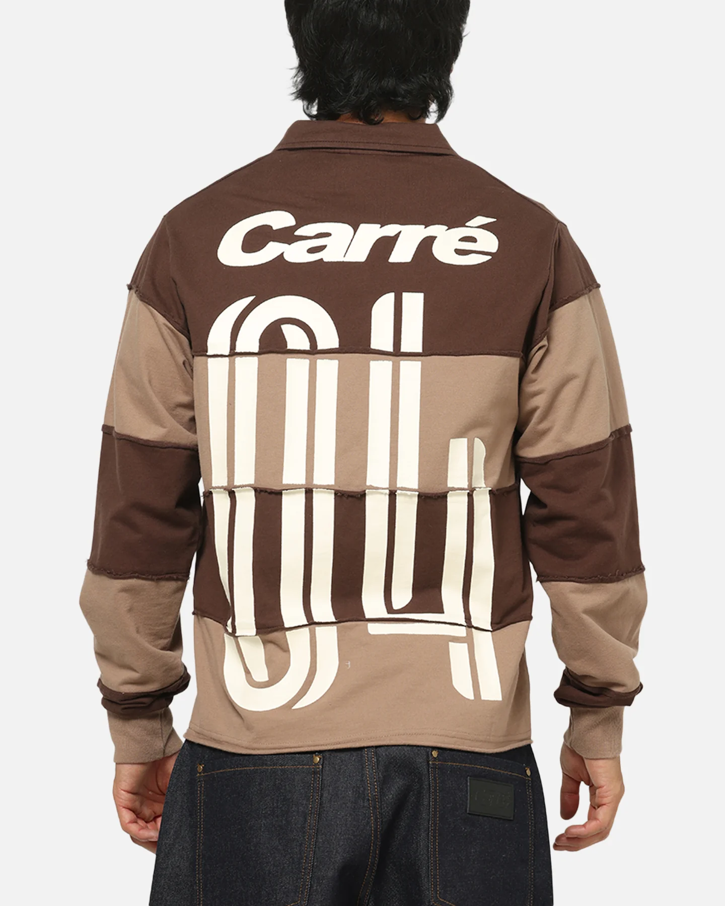 Carre Off Grid Rugby Shirt Brown - Image 2