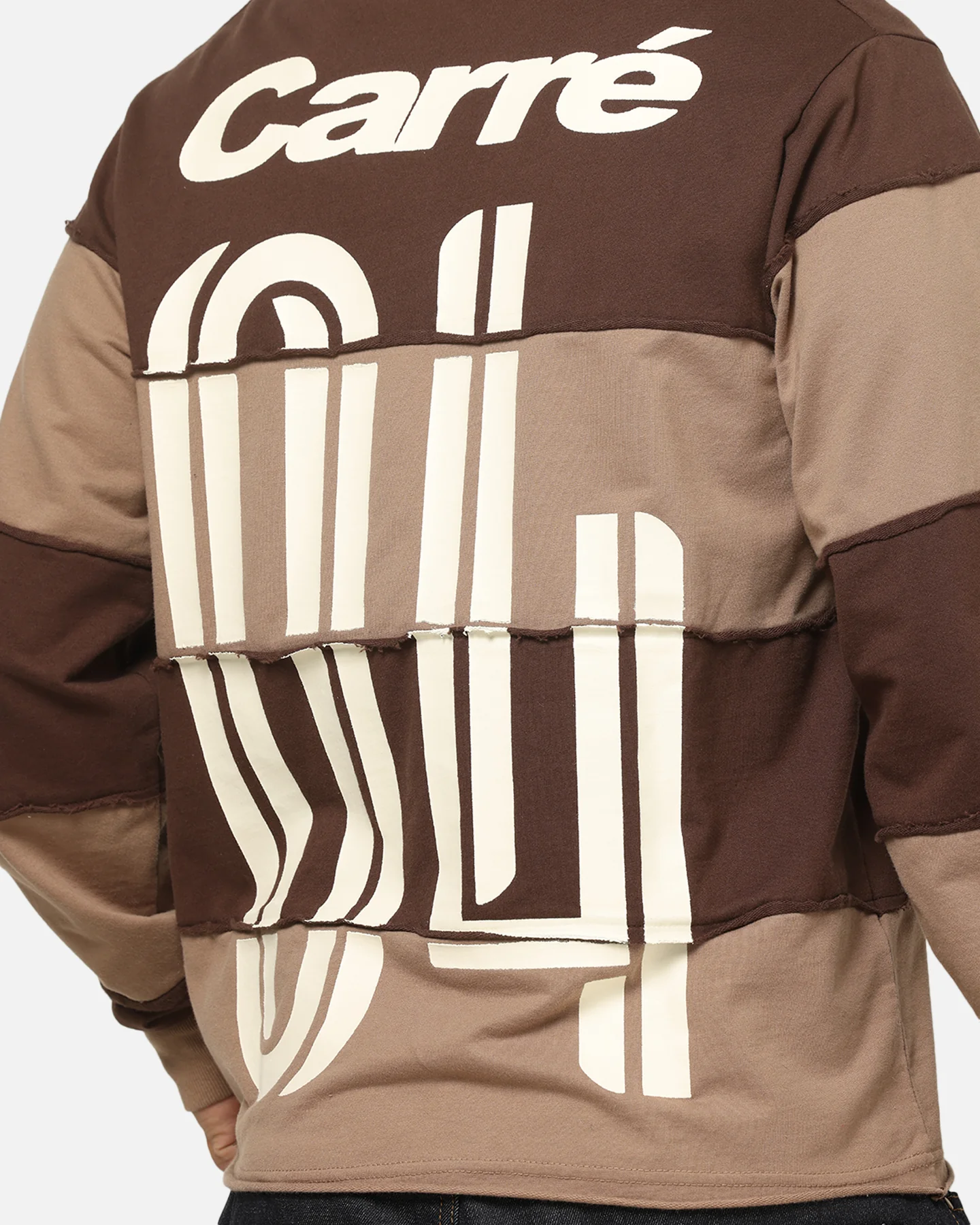 Carre Off Grid Rugby Shirt Brown - Image 8