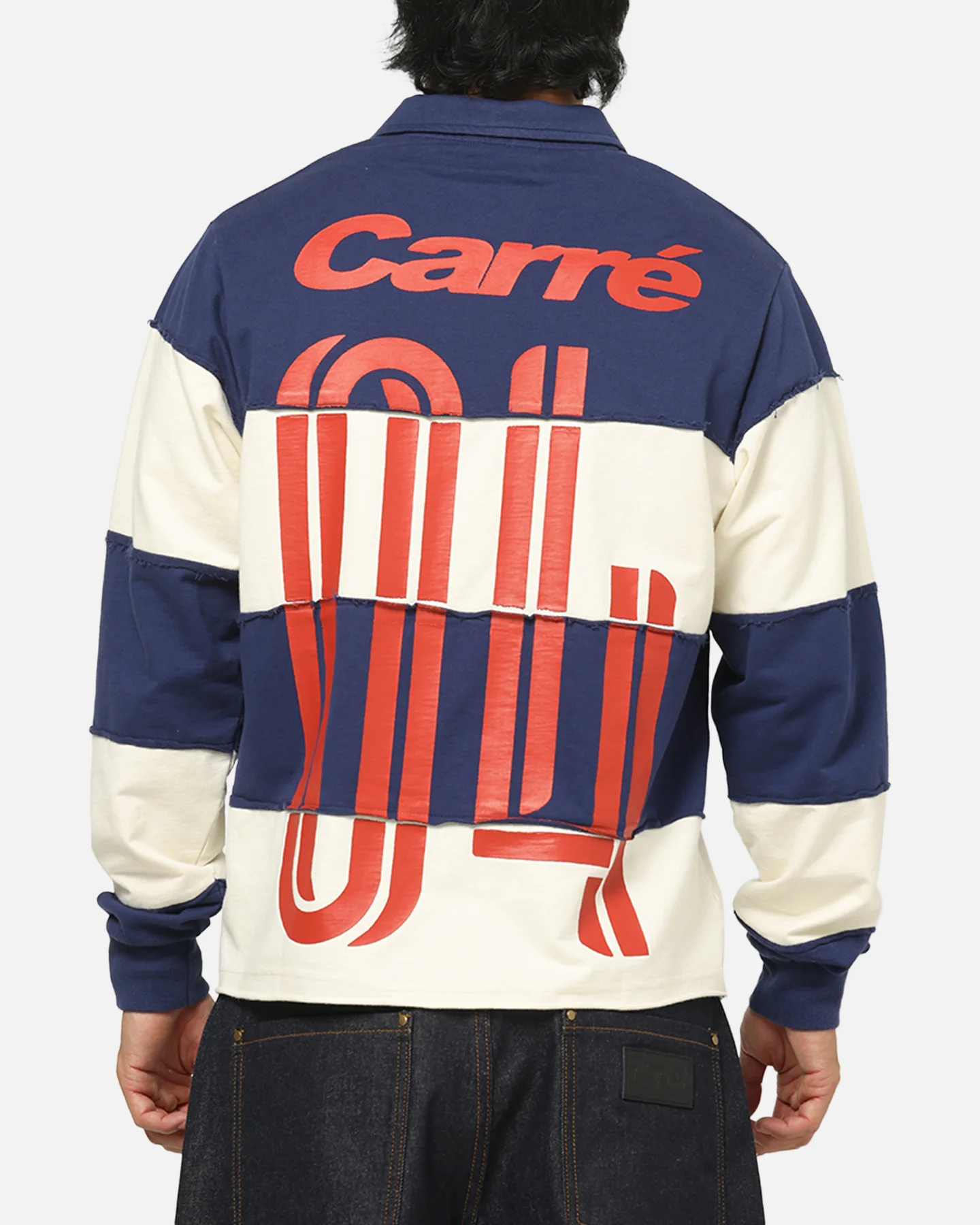 Carre Off Grid Rugby Shirt Navy - Image 2
