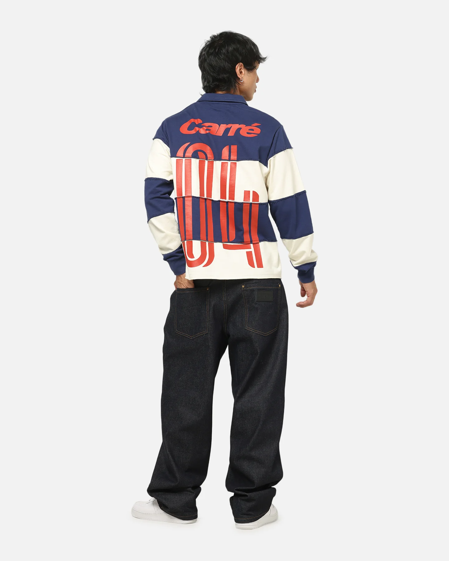 Carre Off Grid Rugby Shirt Navy - Image 4