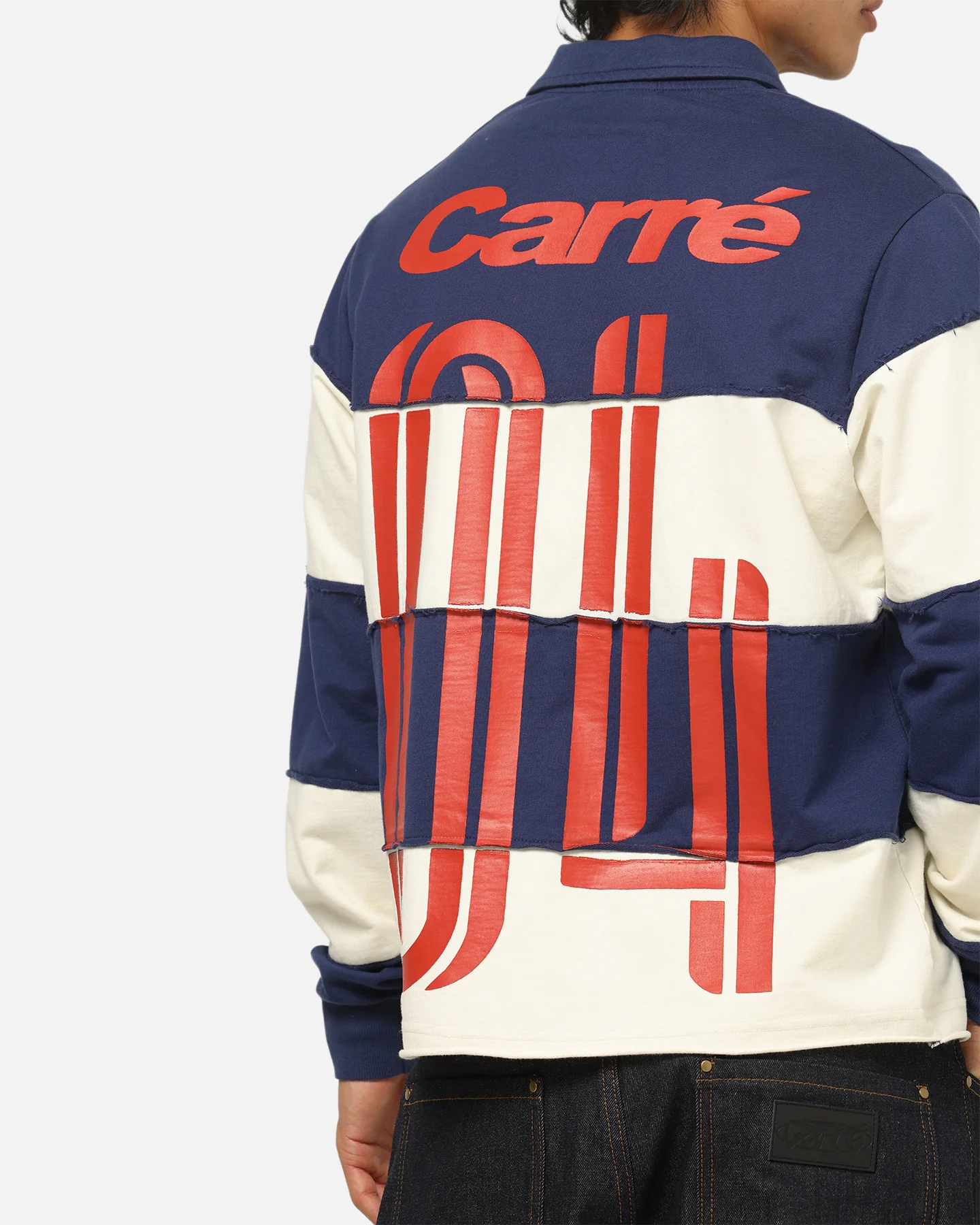 Carre Off Grid Rugby Shirt Navy - Image 8