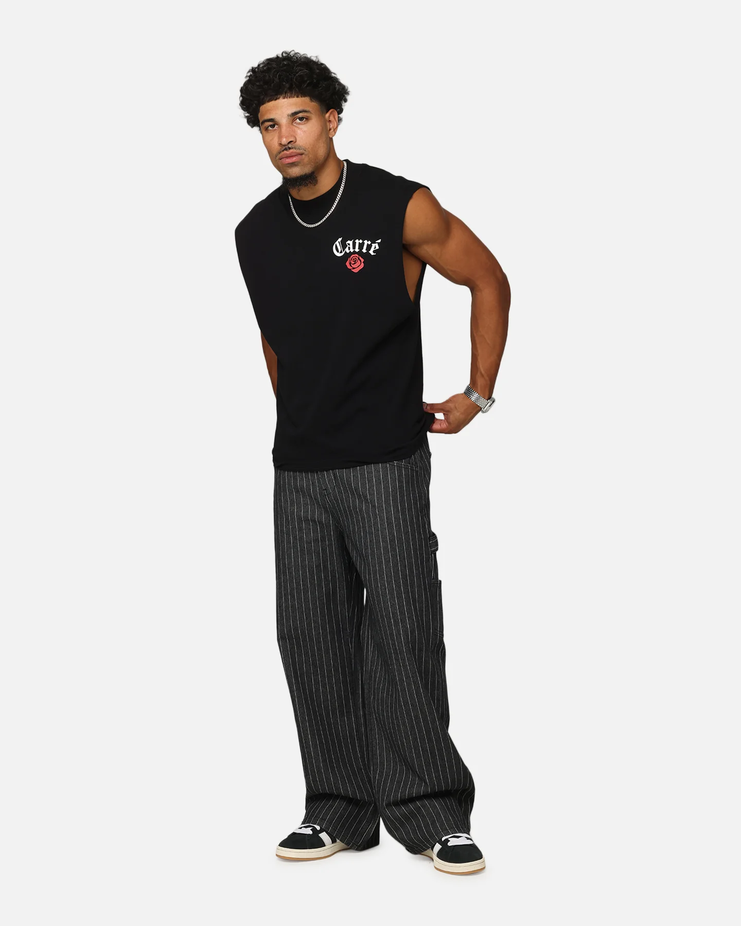 Carre One & Only Muscle T-Shirt Black - Image 4