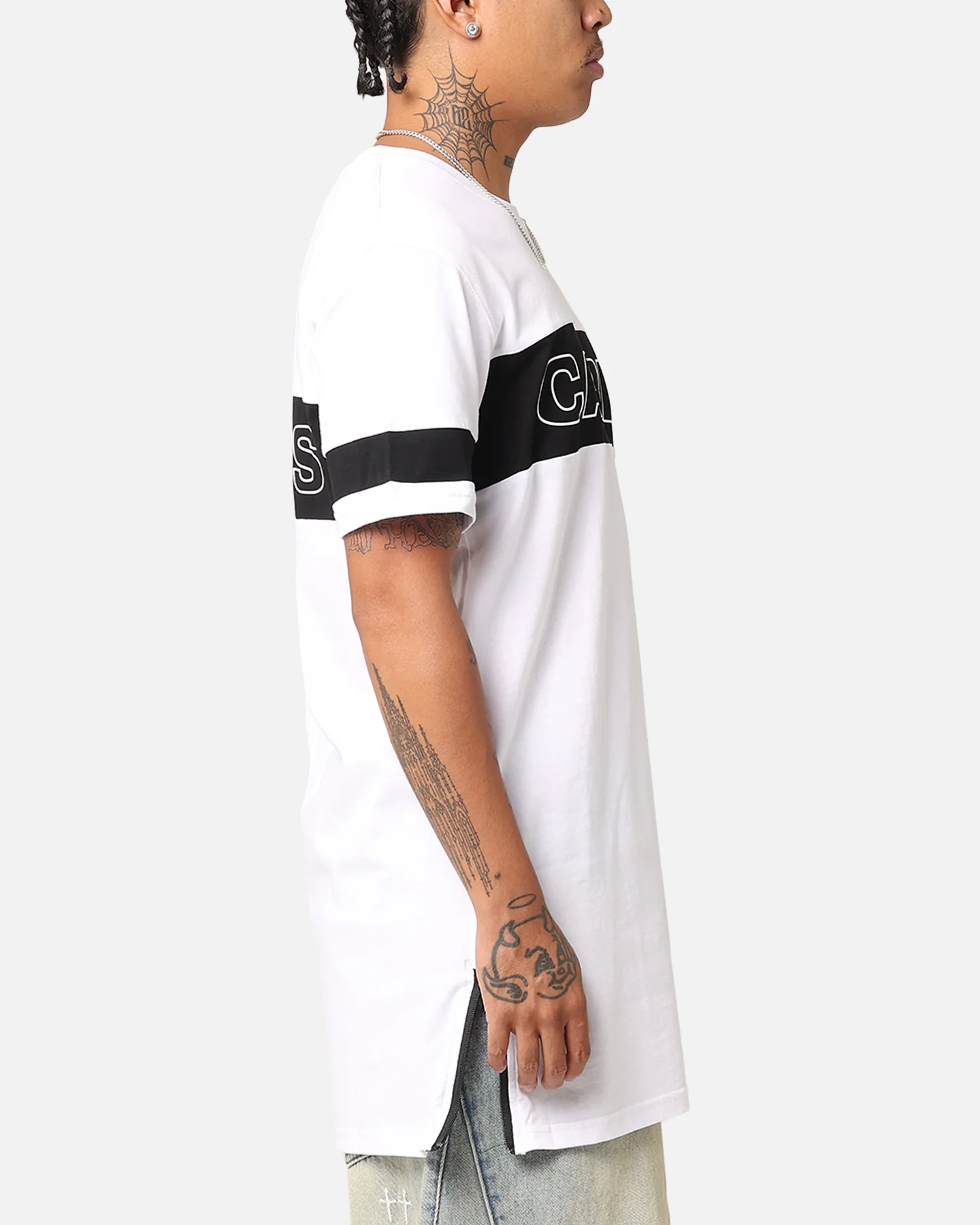 Carré Panneau Short Sleeve T-Shirt White/Black - Image 5