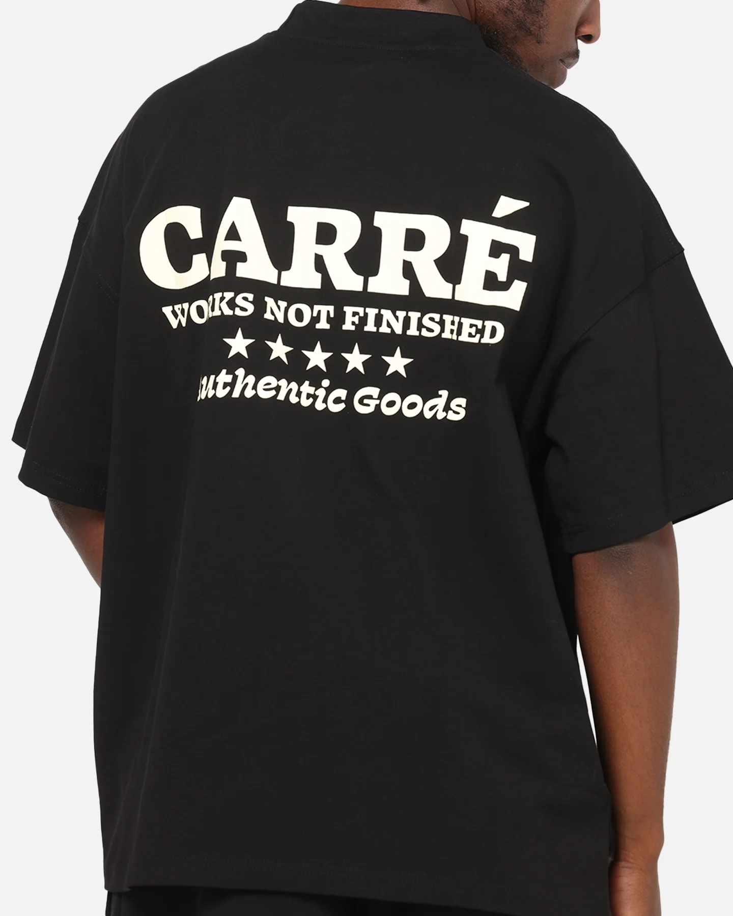 Carre Pocket T-Shirt Black - Image 7