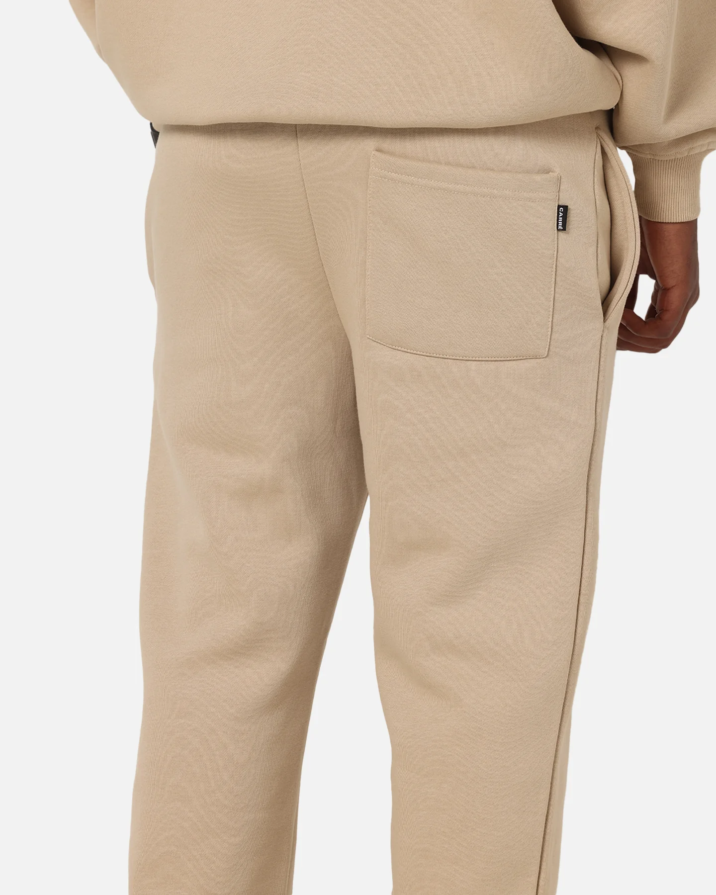 Carre Premium Essentials Sweat Pants Light Brown - Image 4