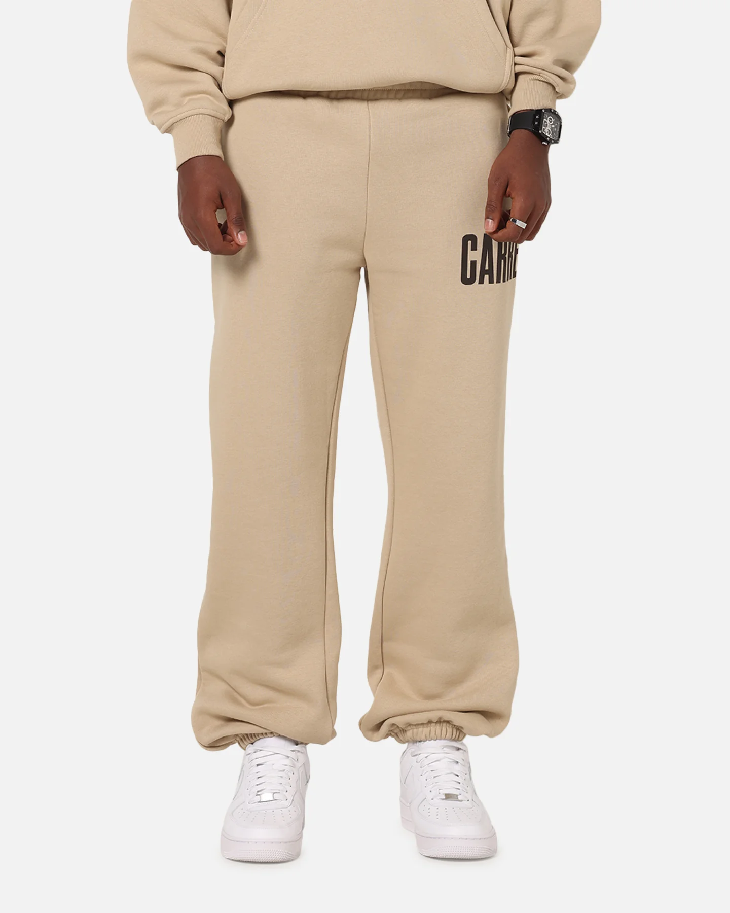 Carre Premium Essentials Sweat Pants Light Brown - Image 5