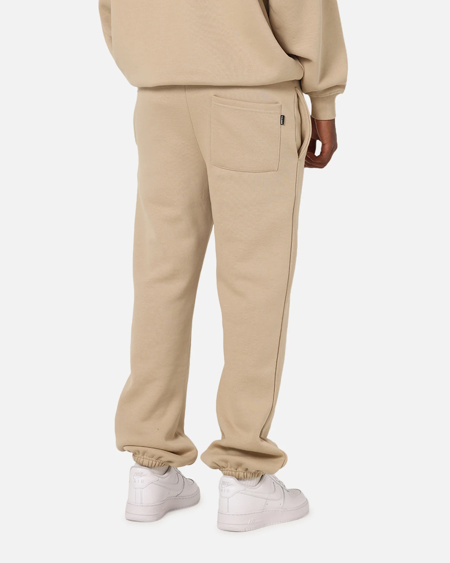 Carre Premium Essentials Sweat Pants Light Brown - Image 6