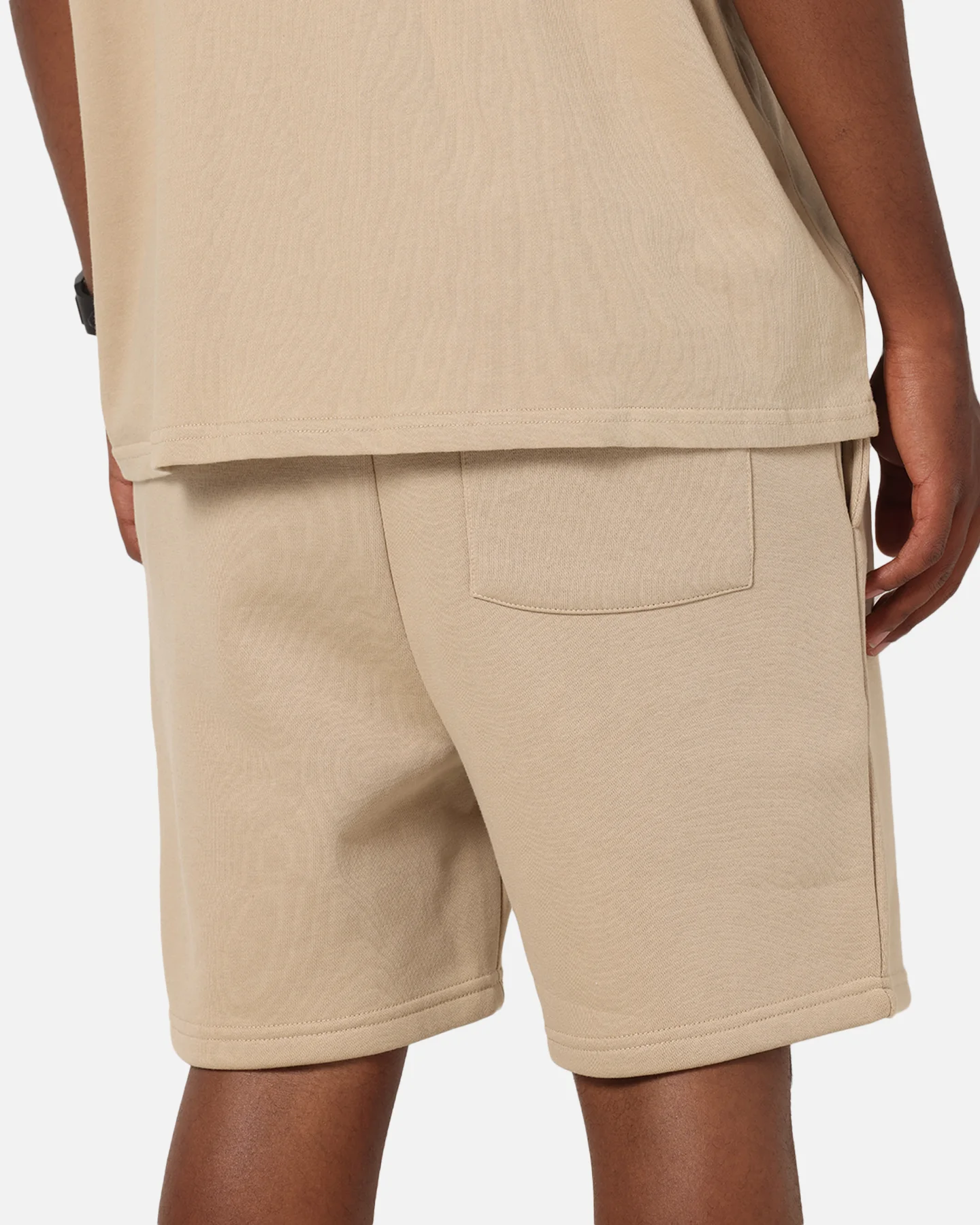 Carre Premium Essentials Sweat Shorts Light Brown - Image 4