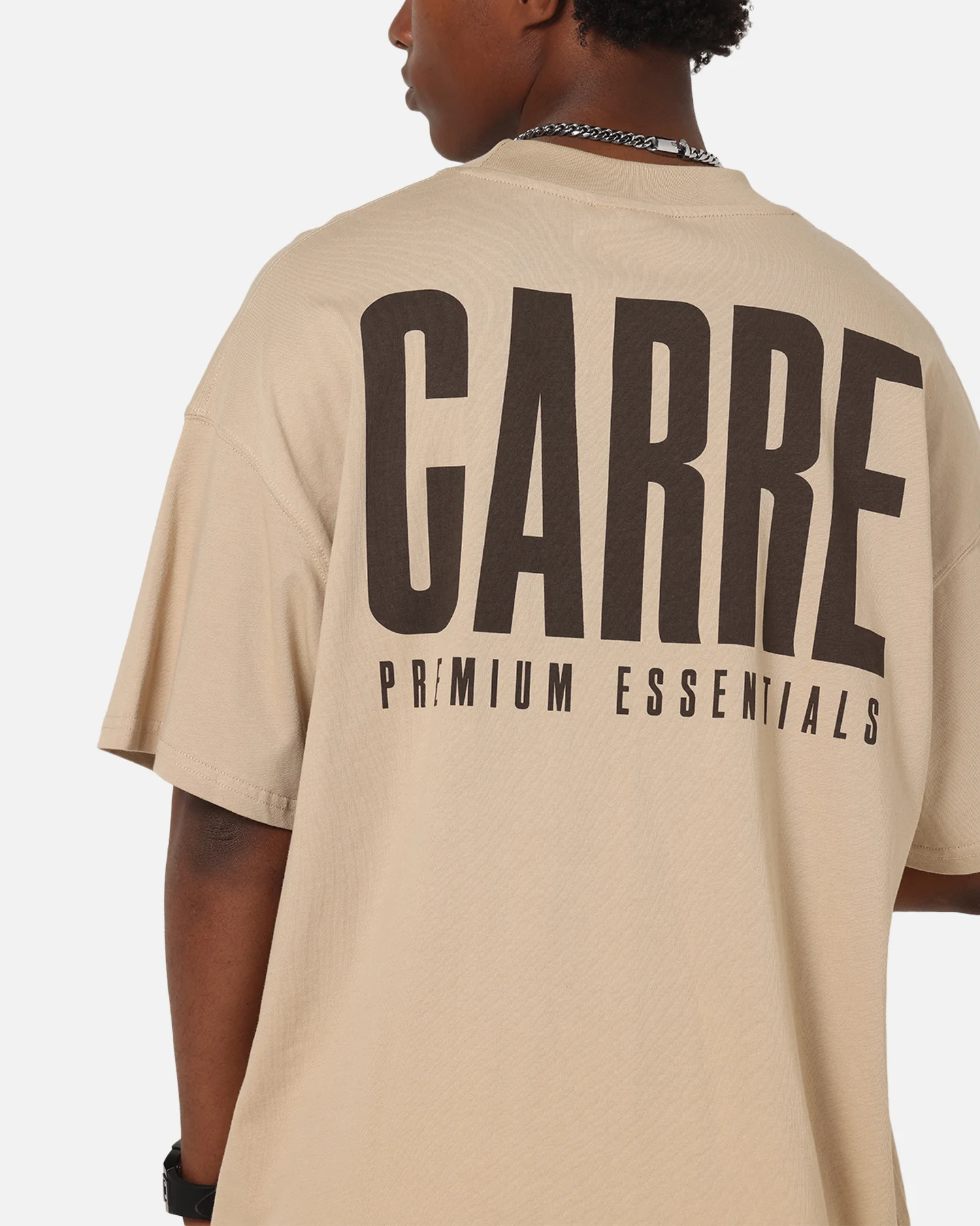 Carre Premium Essentials T-Shirt Light Brown - Image 7