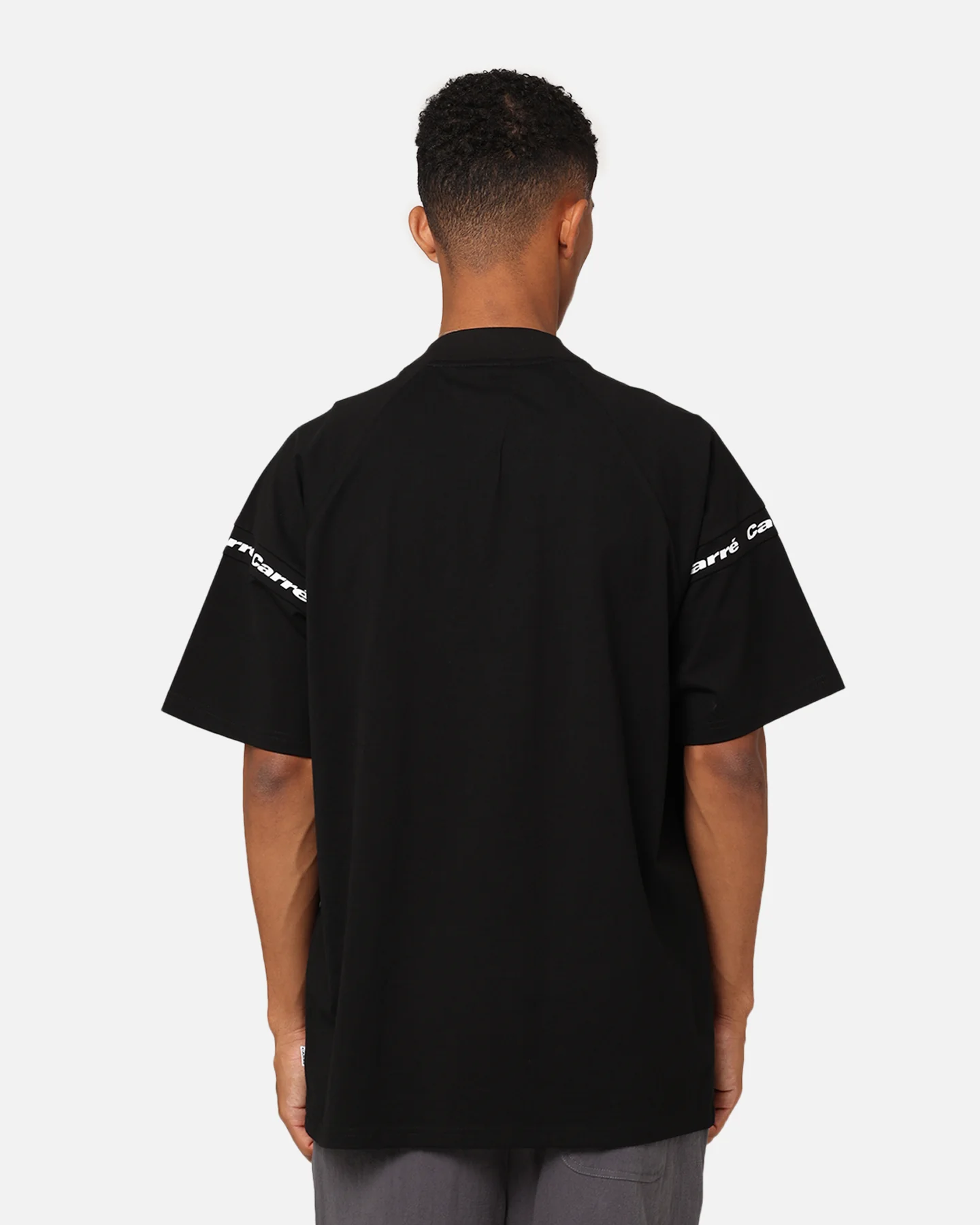 Carre Prime Oversized Raglan T-Shirt Black - Image 4