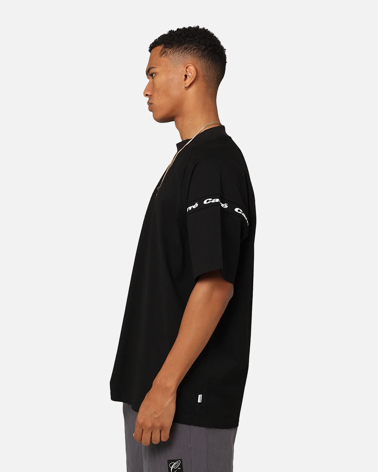 Carre Prime Oversized Raglan T-Shirt Black - Image 6