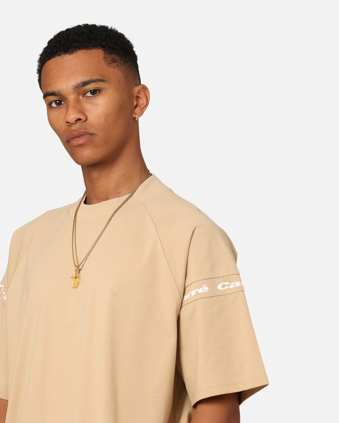 Carre Prime Oversized Raglan T-Shirt Stone - Image 7