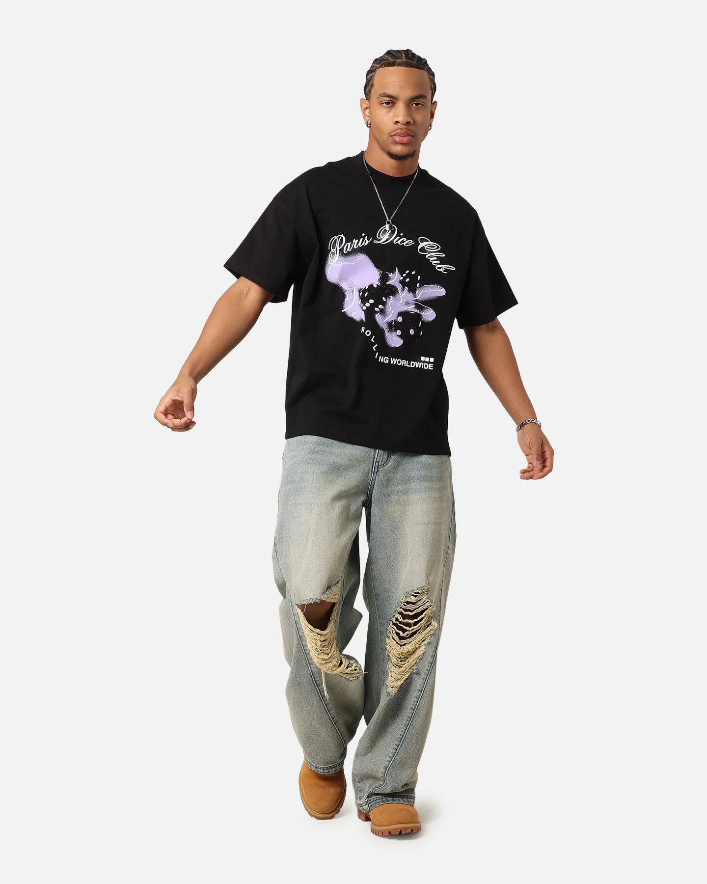 Carre Rolling Worldwide 2 T-Shirt Black - Image 2