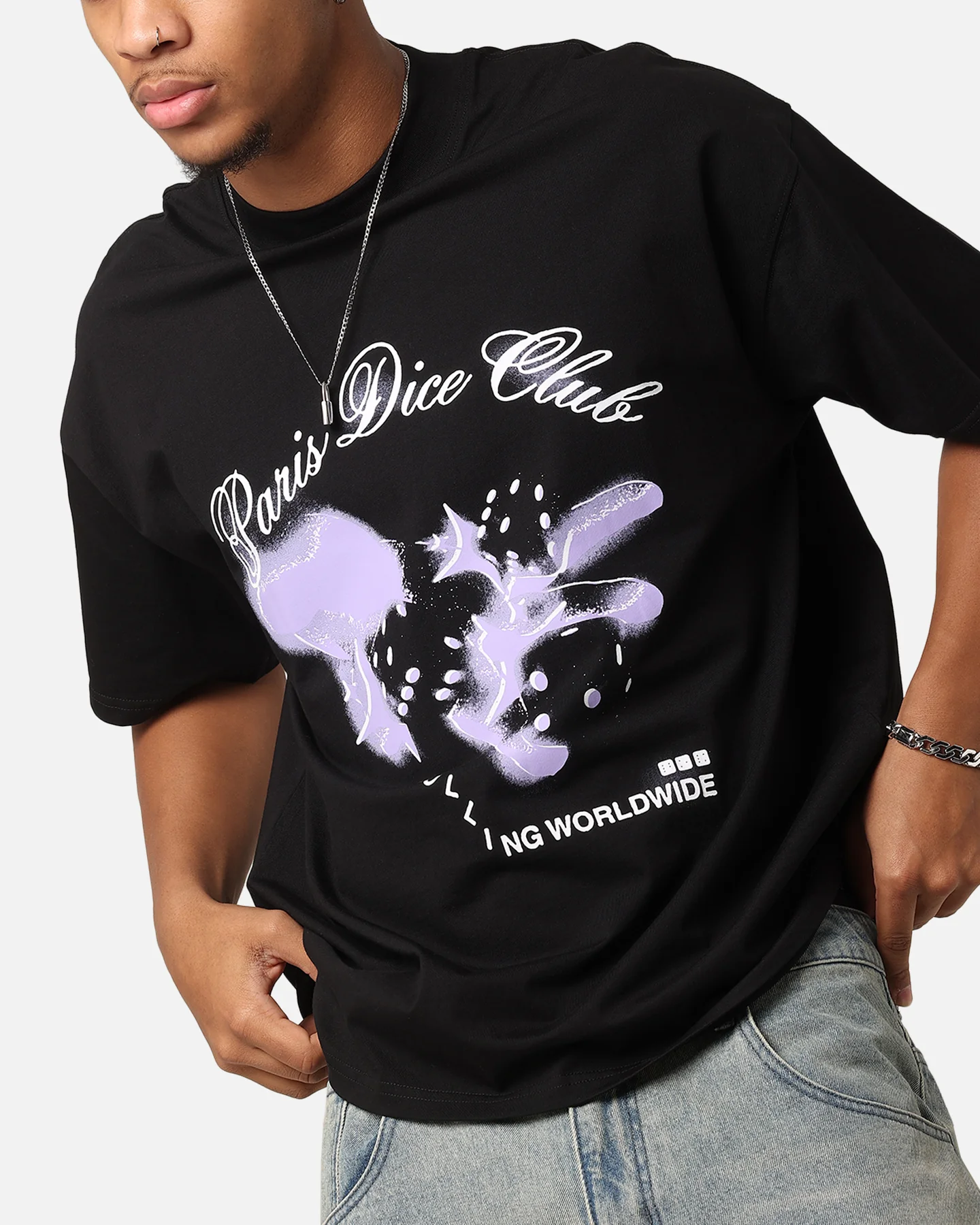 Carre Rolling Worldwide 2 T-Shirt Black - Image 6