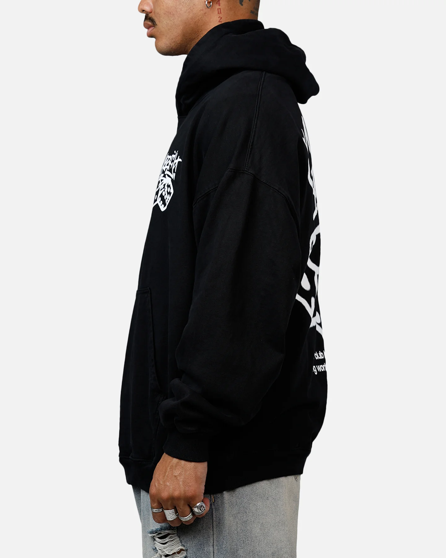 Carre Rolling Worldwide Hoodie Black - Image 5