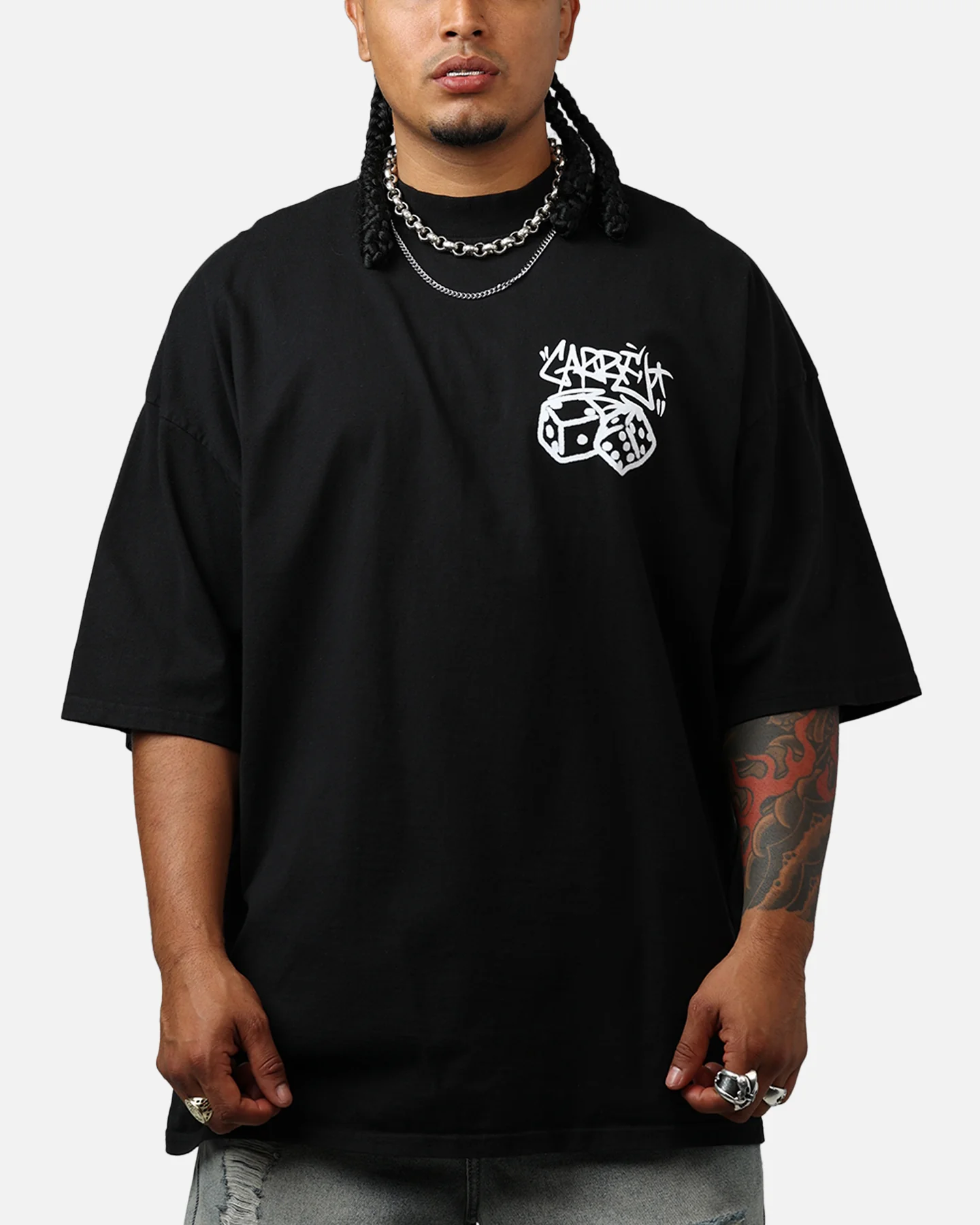 Carre Rolling Worldwide T-Shirt Black - Image 2