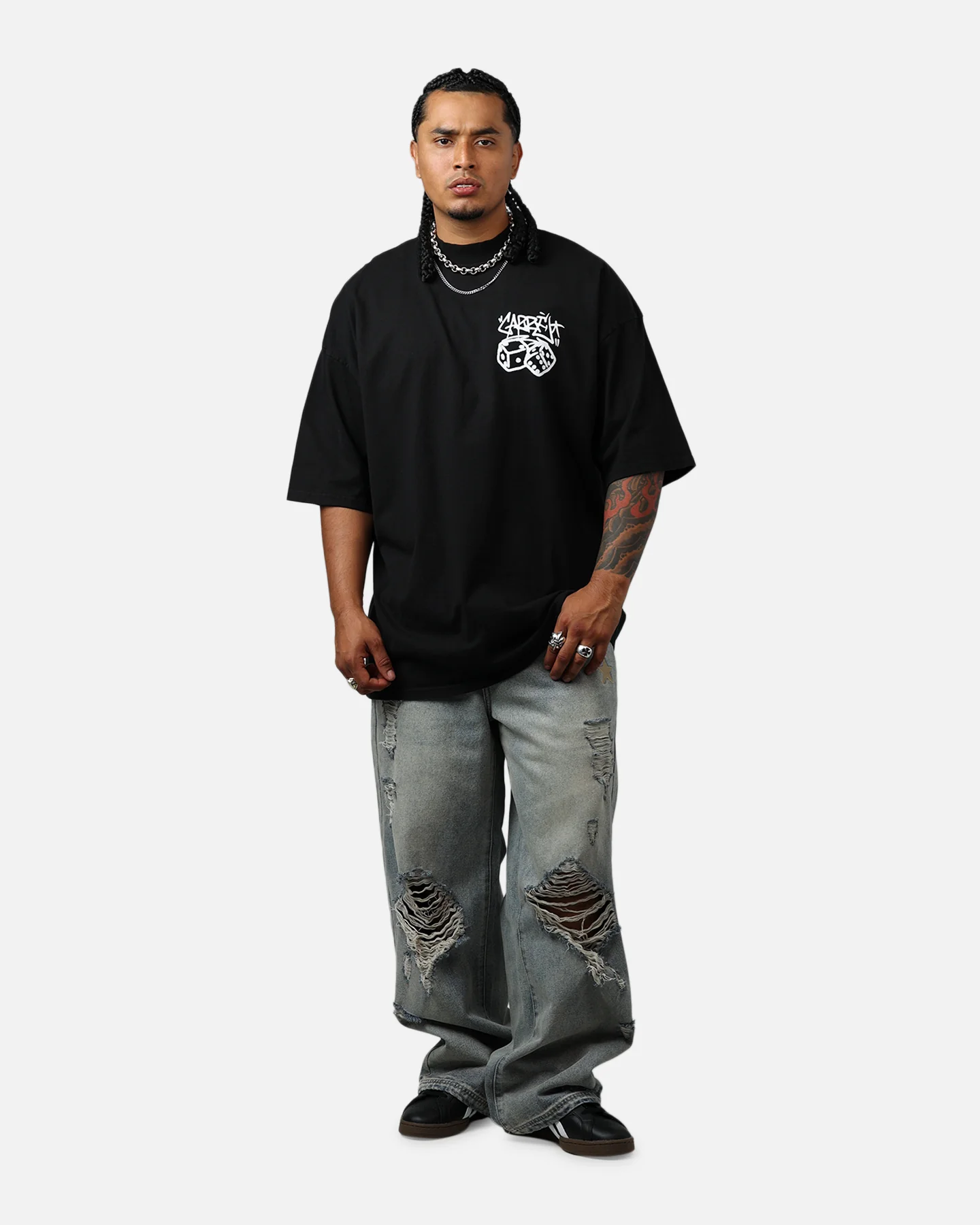 Carre Rolling Worldwide T-Shirt Black - Image 3