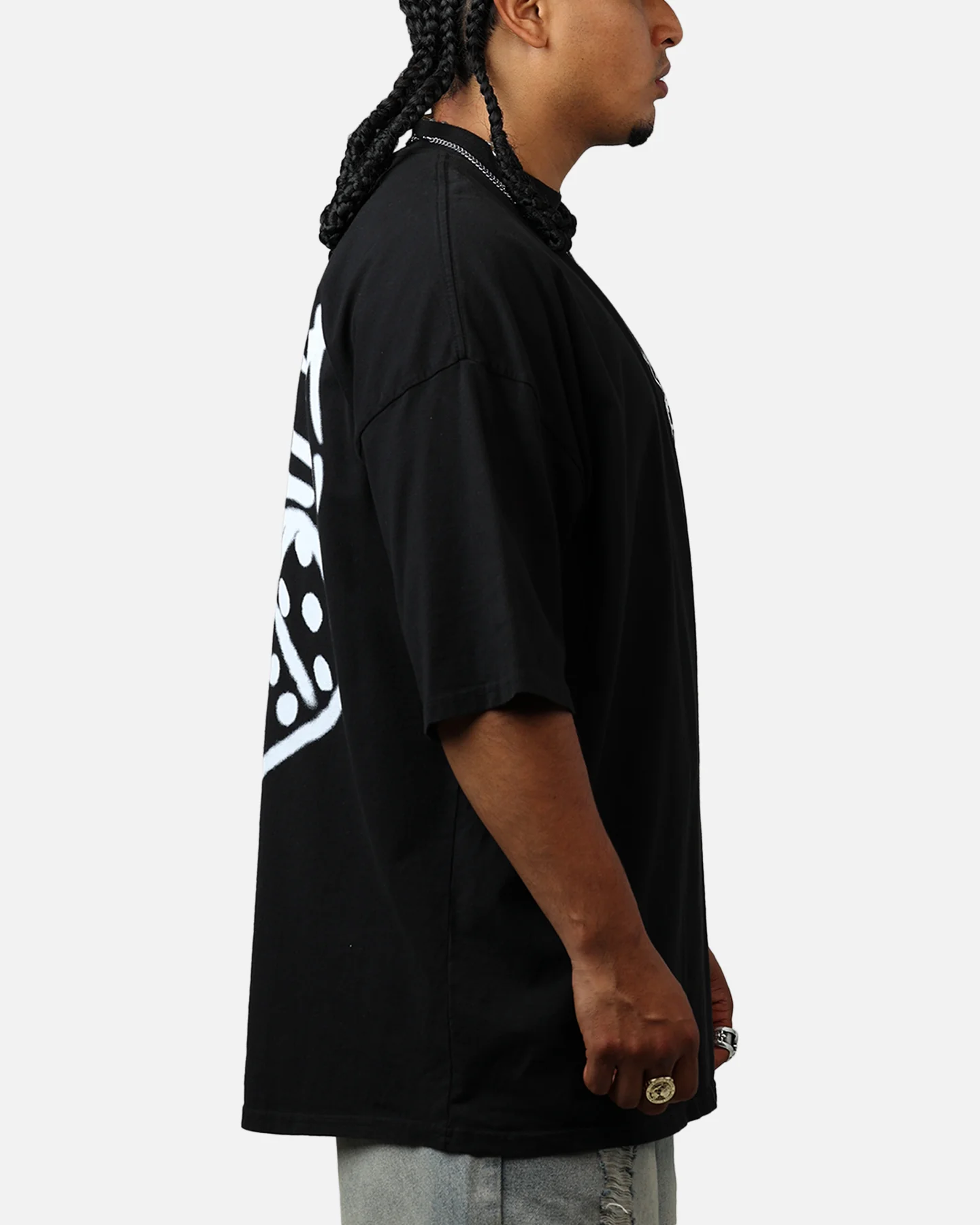 Carre Rolling Worldwide T-Shirt Black - Image 4