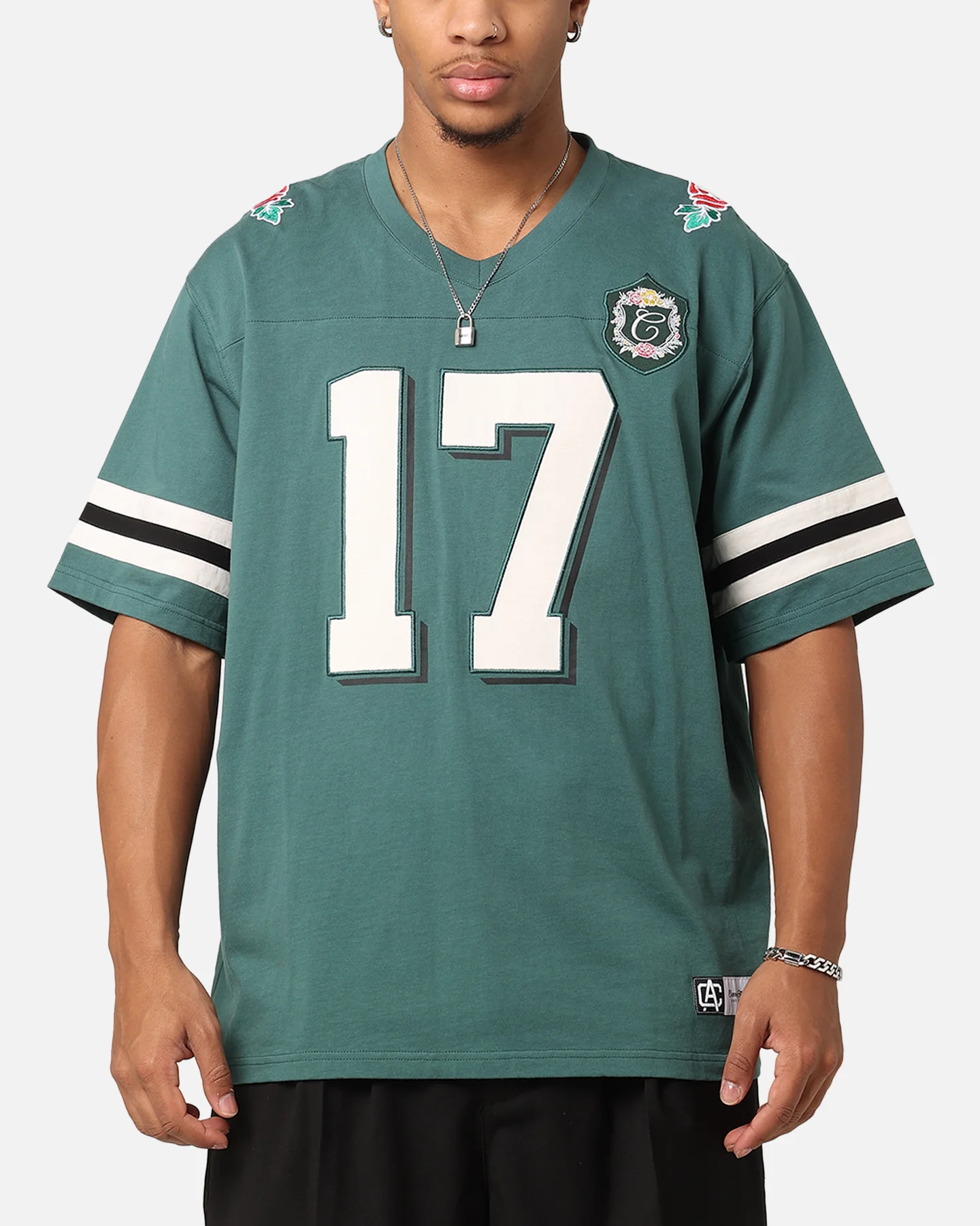 Carre Rose Bowl Football T-Shirt Green