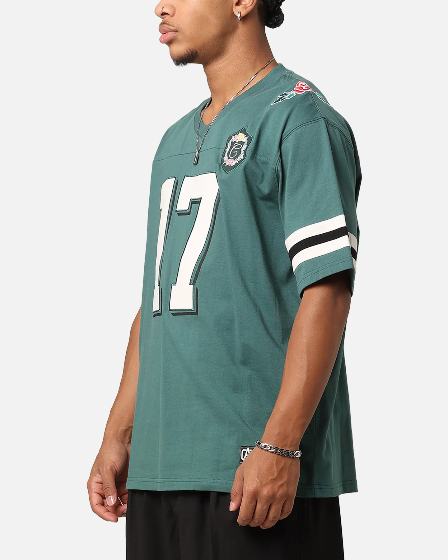 Carre Rose Bowl Football T-Shirt Green - Image 6