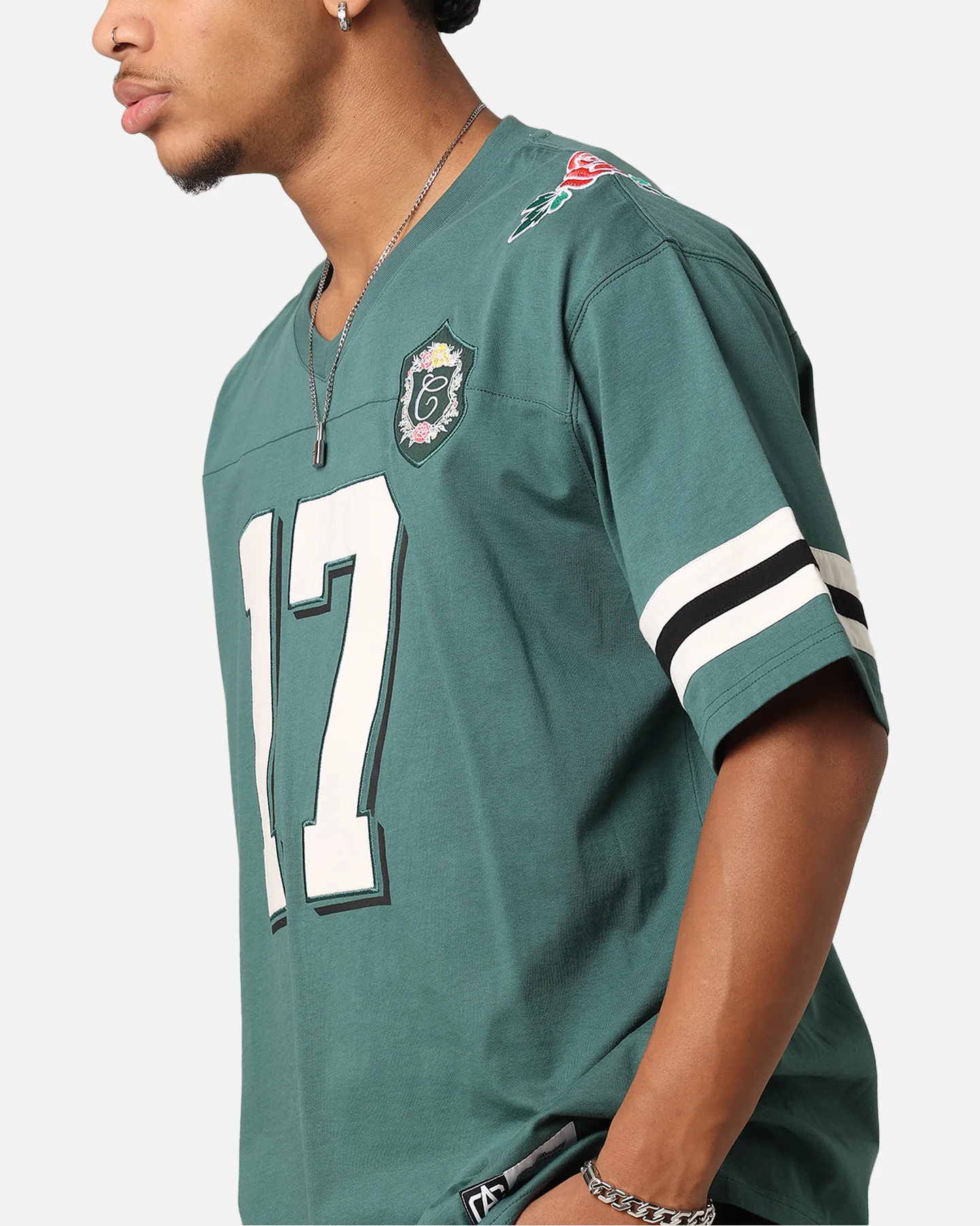 Carre Rose Bowl Football T-Shirt Green - Image 8