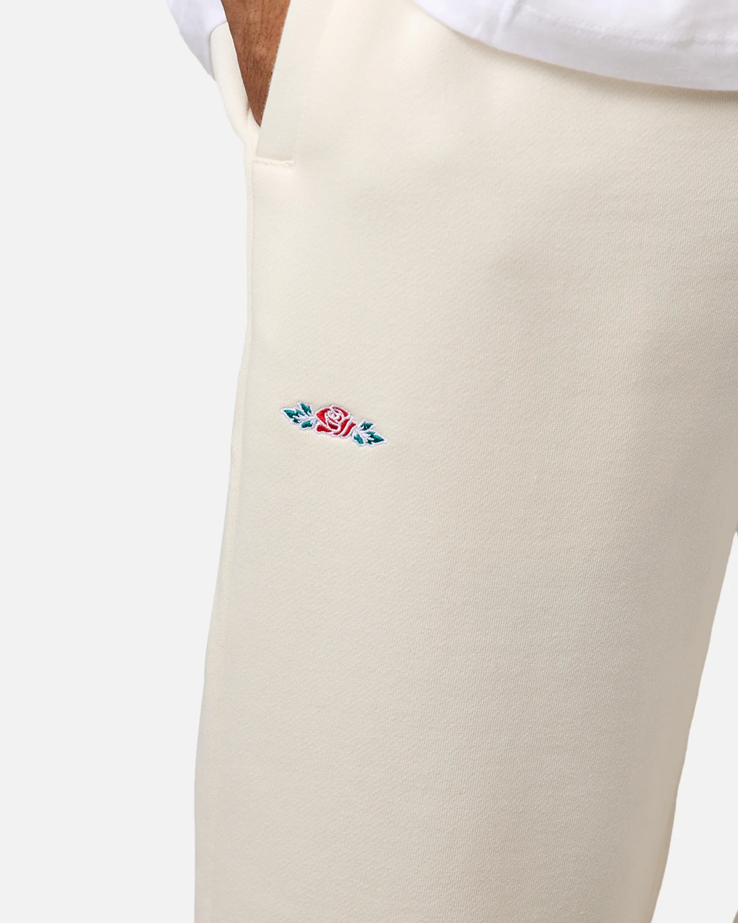 Carre Rosebud Baggy Trackpant Off White - Image 7